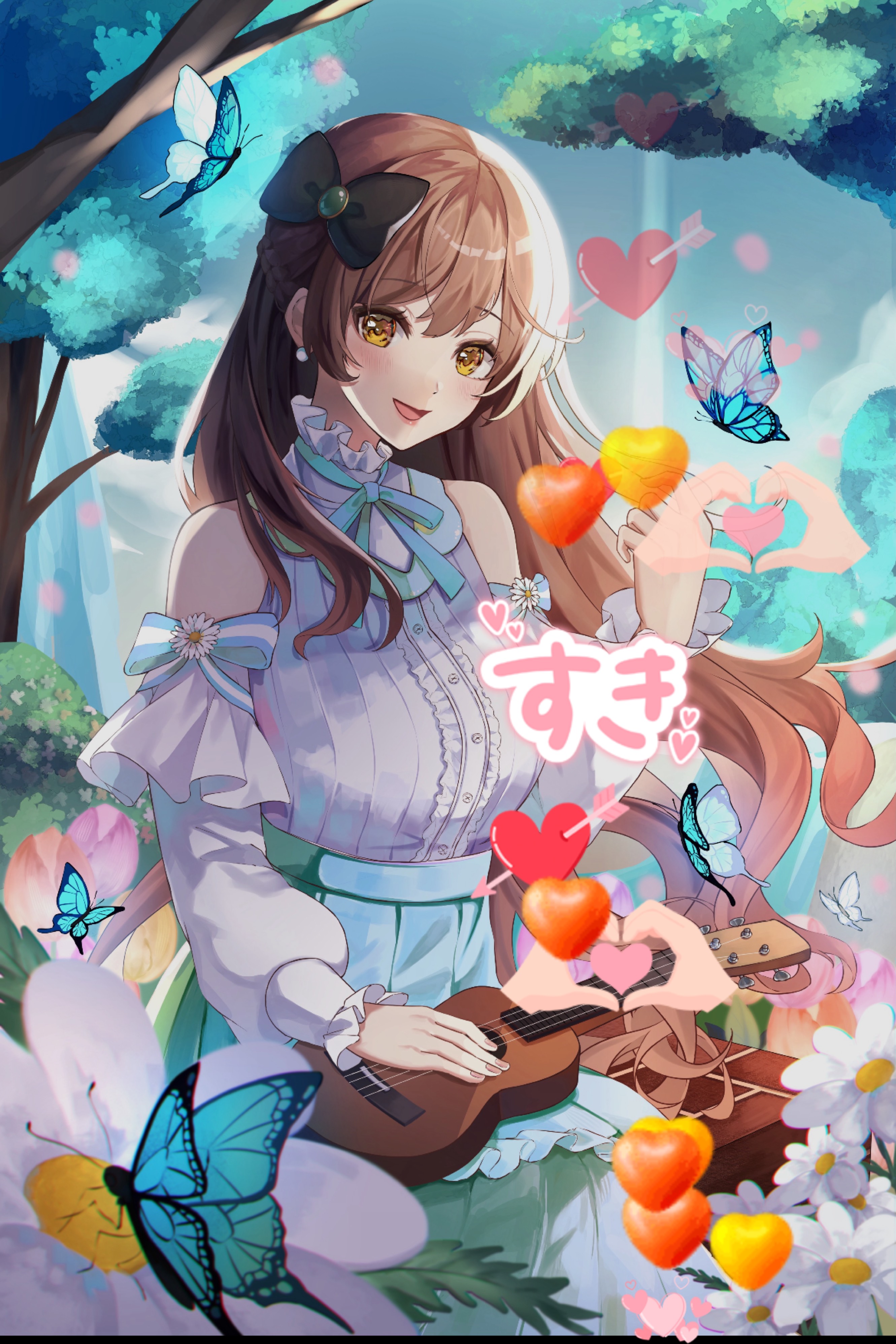 ウクレレ1時間♬*.+゜