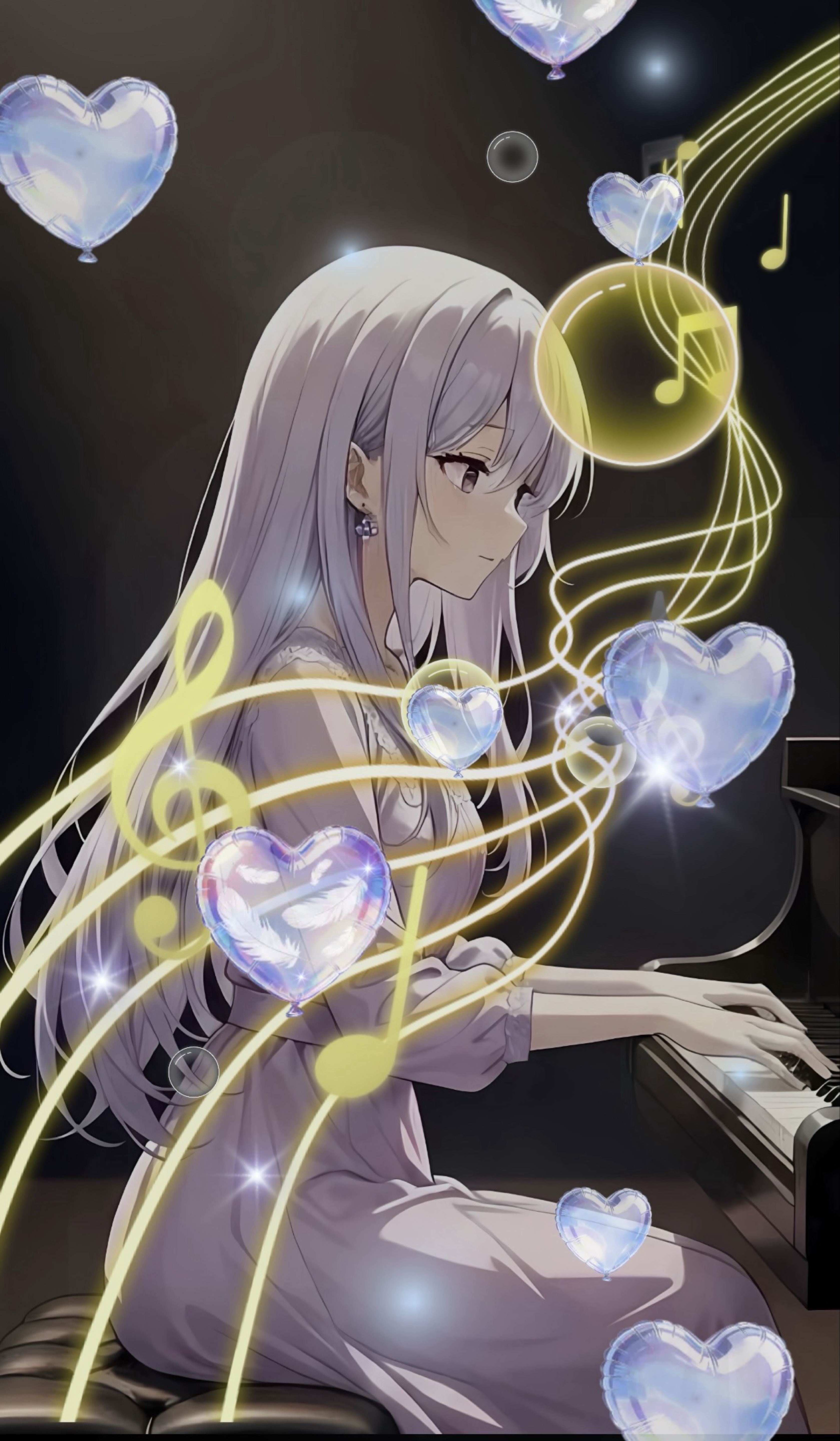 寝潜初◎ピアノ練習