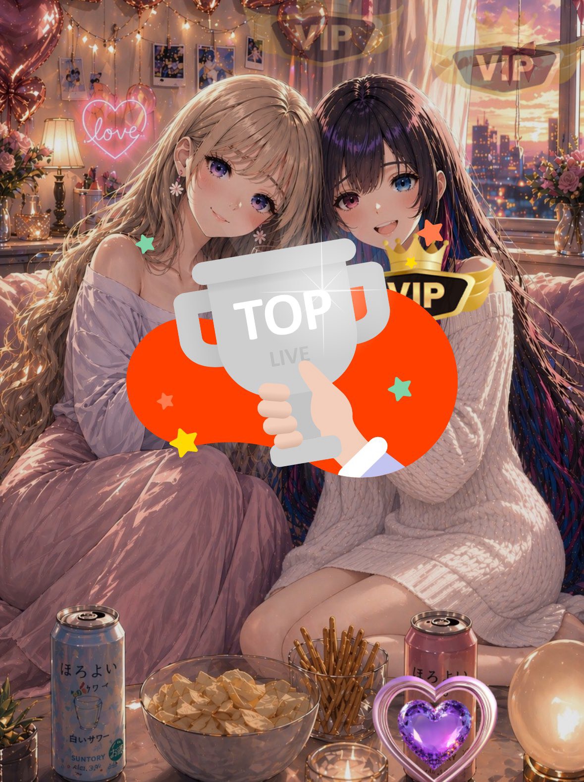 おとりぜ100fan記念コラボ🥂