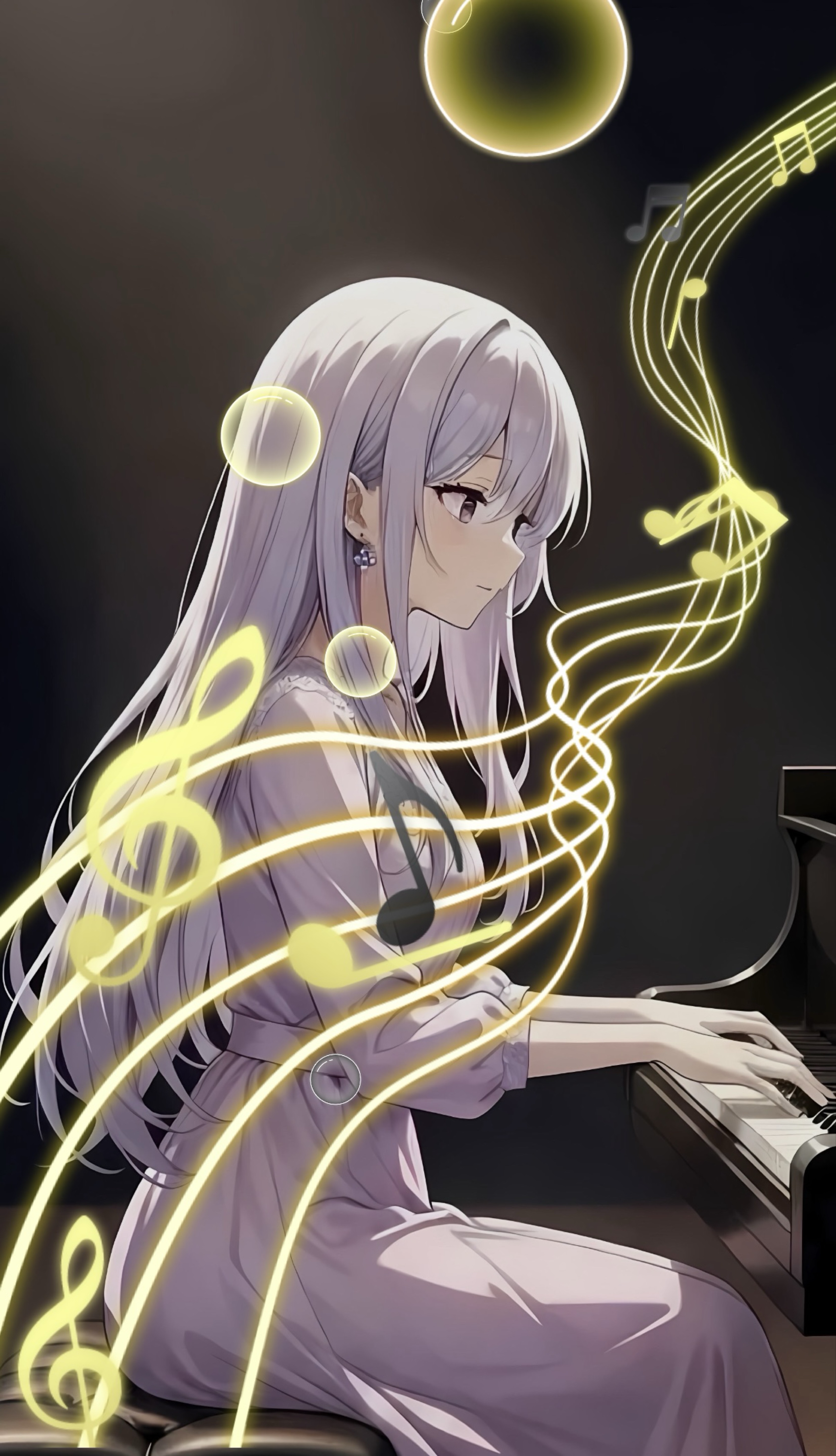 寝潜初◎ピアノ練習