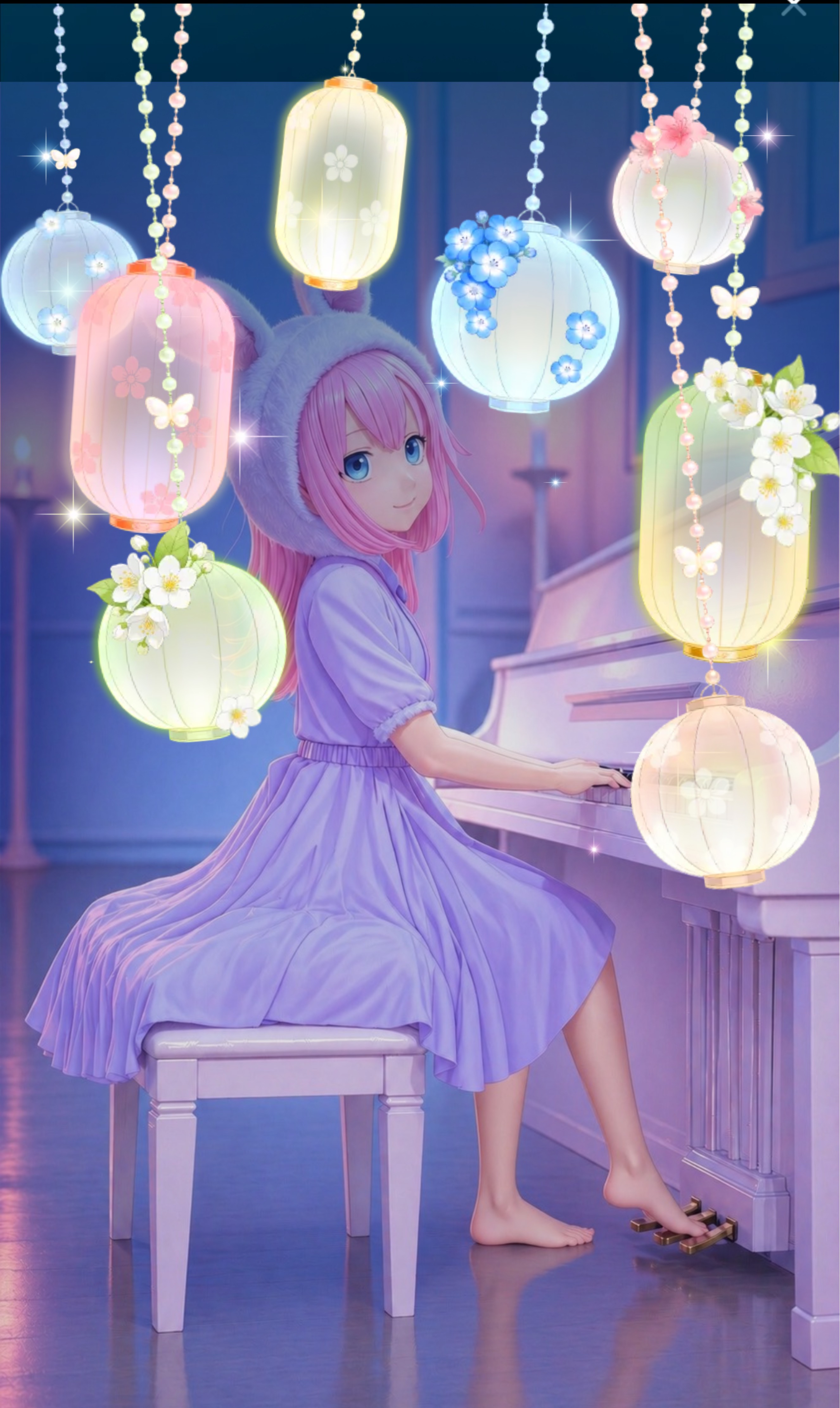 初寝潜◎‪眠れるおピアノ𓊩