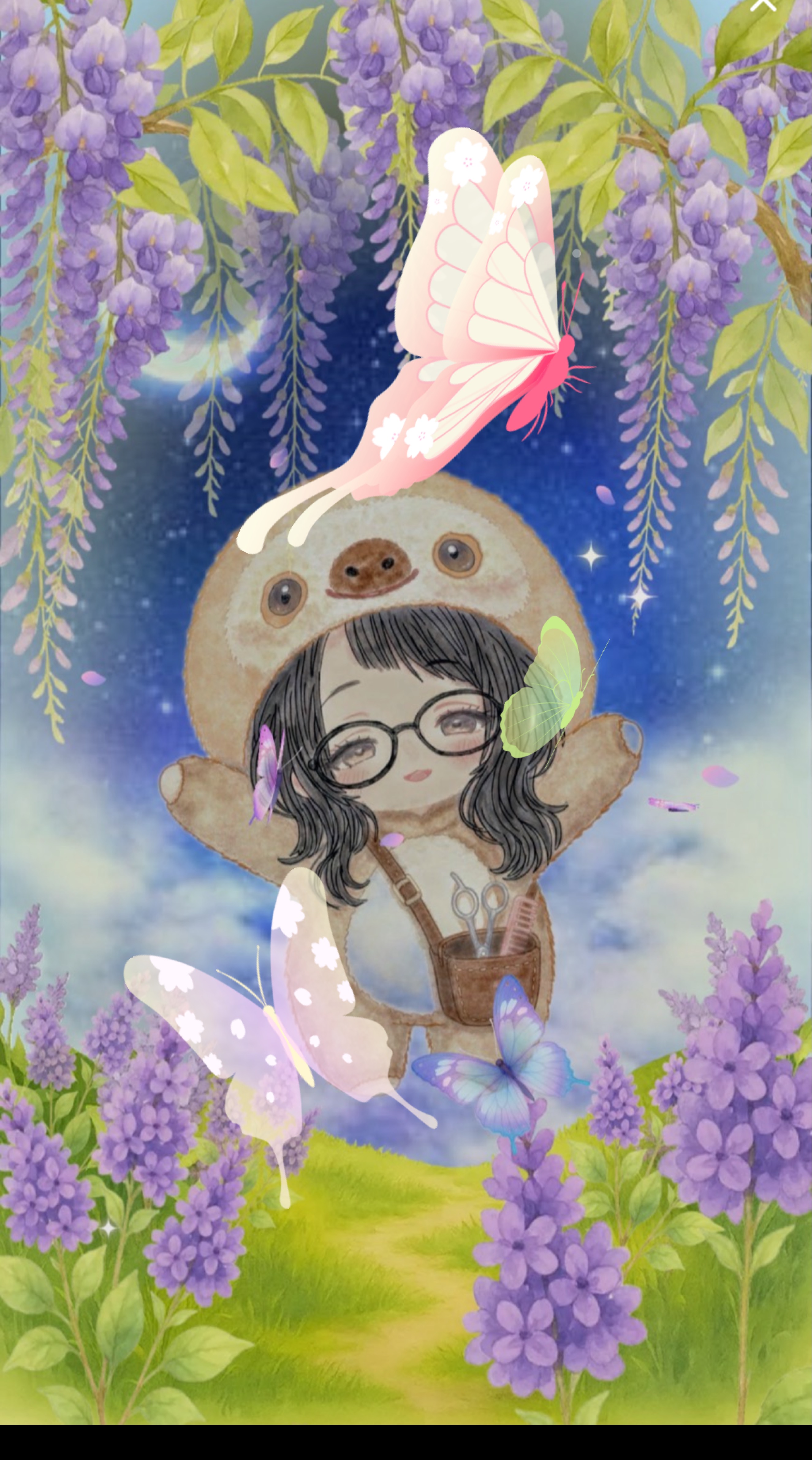 おやすみ前に  ☪︎*｡꙳