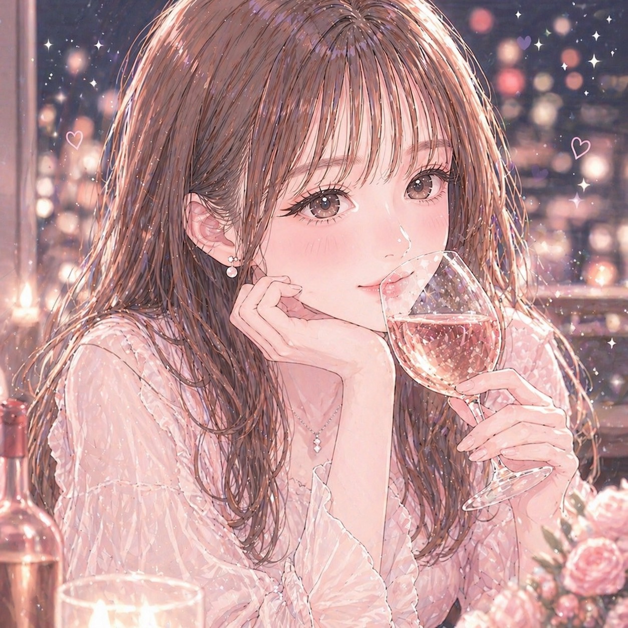 初◎お酒のみながらまったりおはなし♡