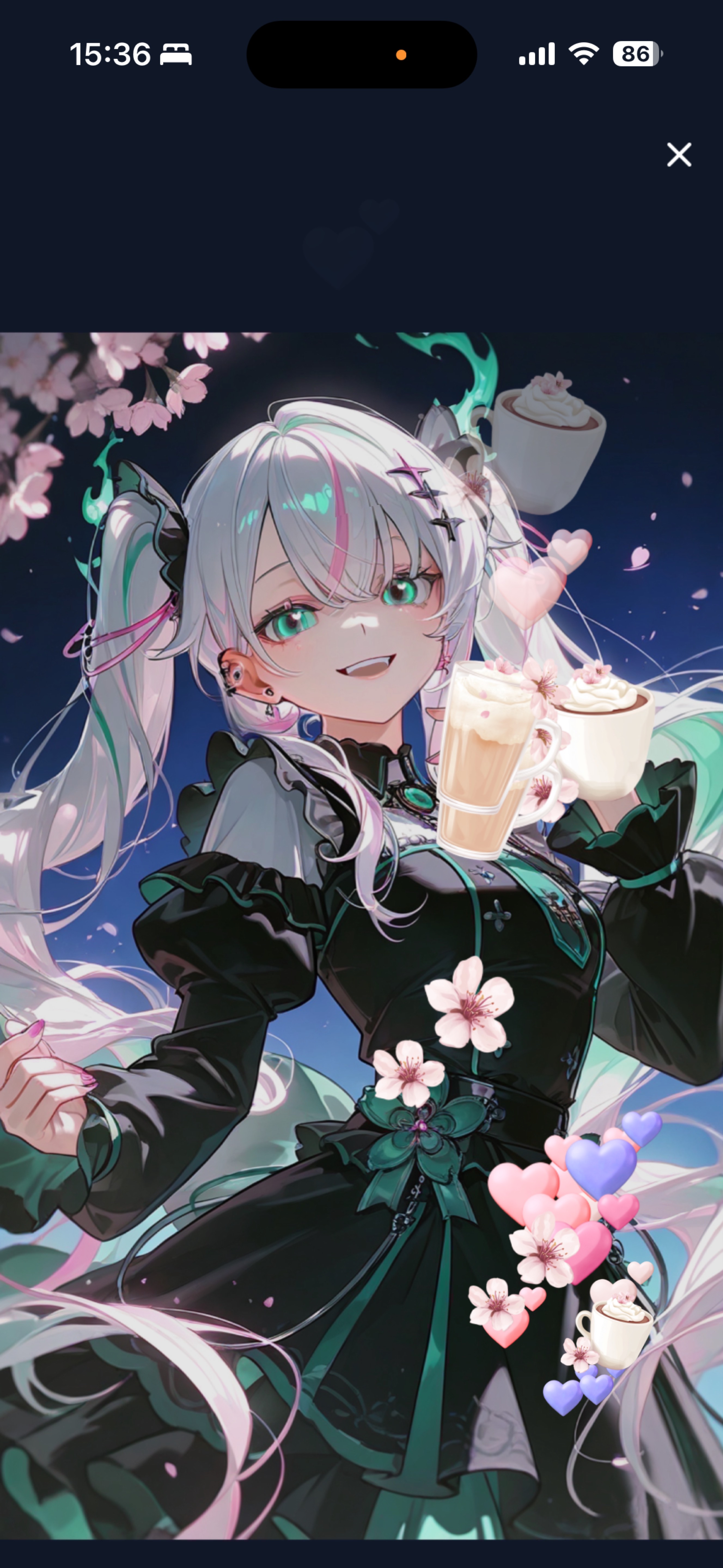 ハート2個分話したい💖