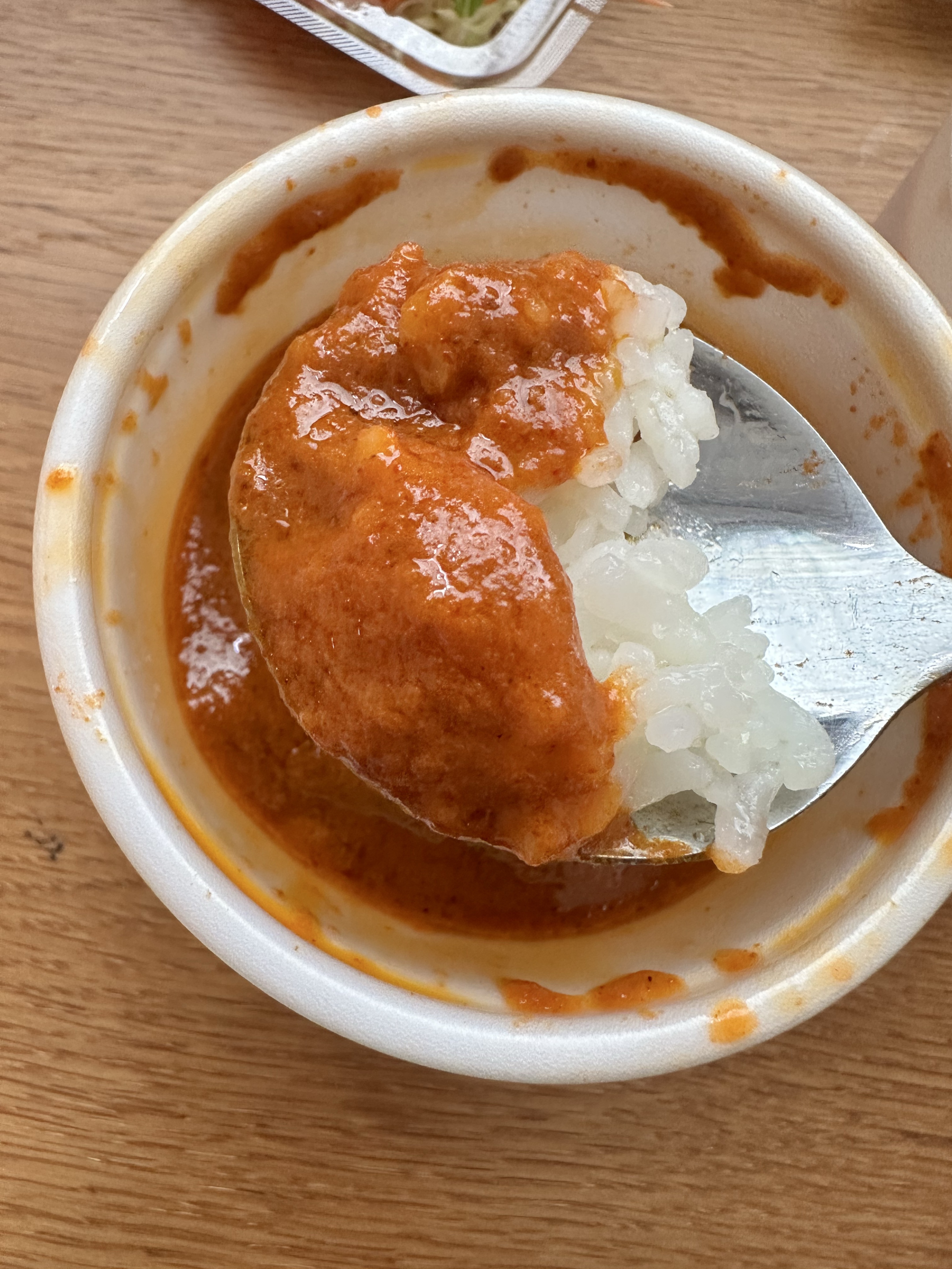 イベ中✈️🤍50、激辛カレー🍛