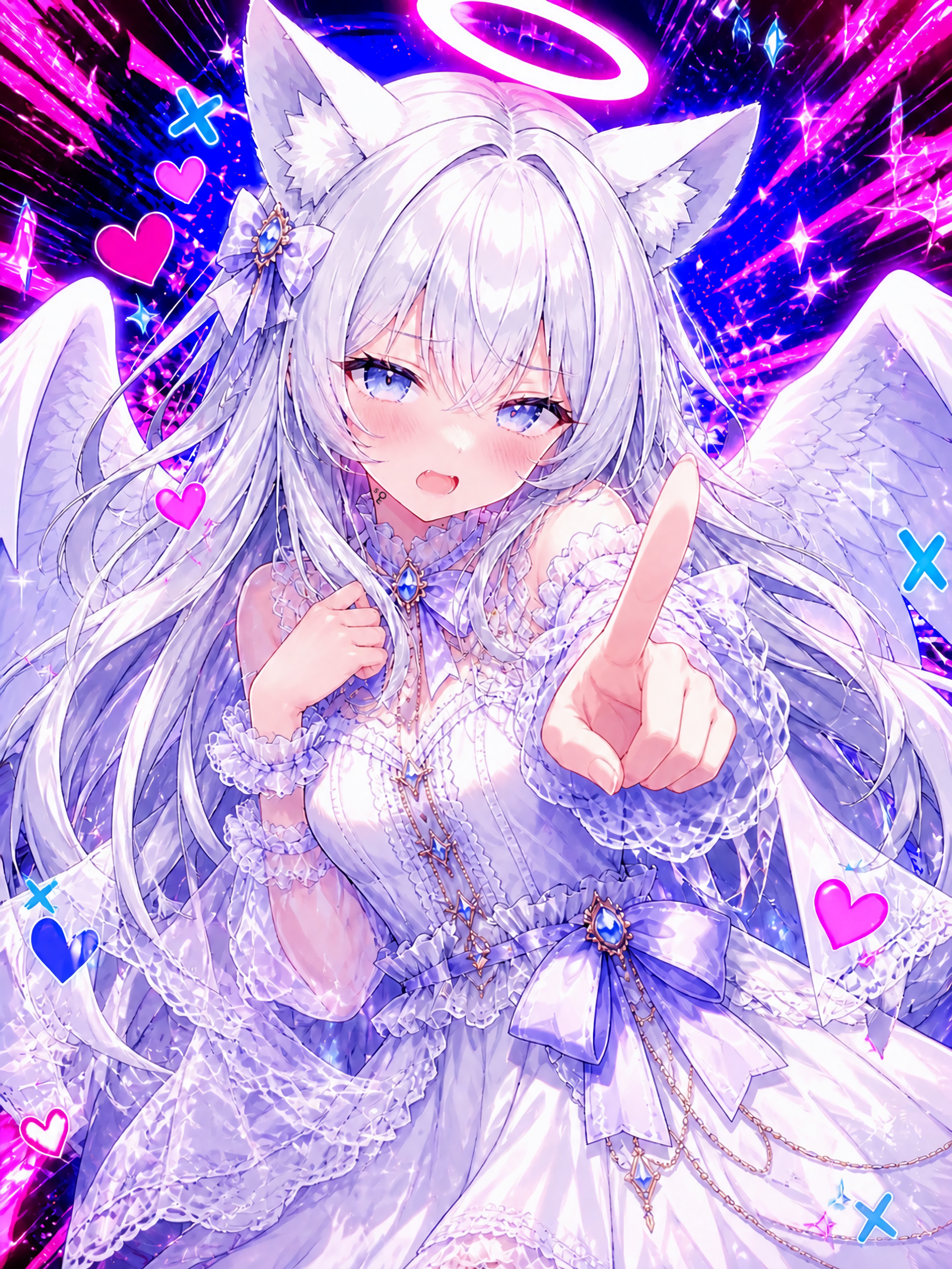 もこが歌ってるよー！