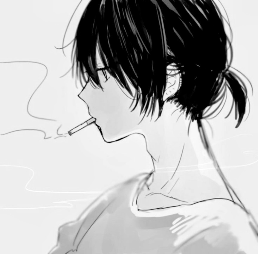 初見️⭕️低音が夜の喫煙所🚬
