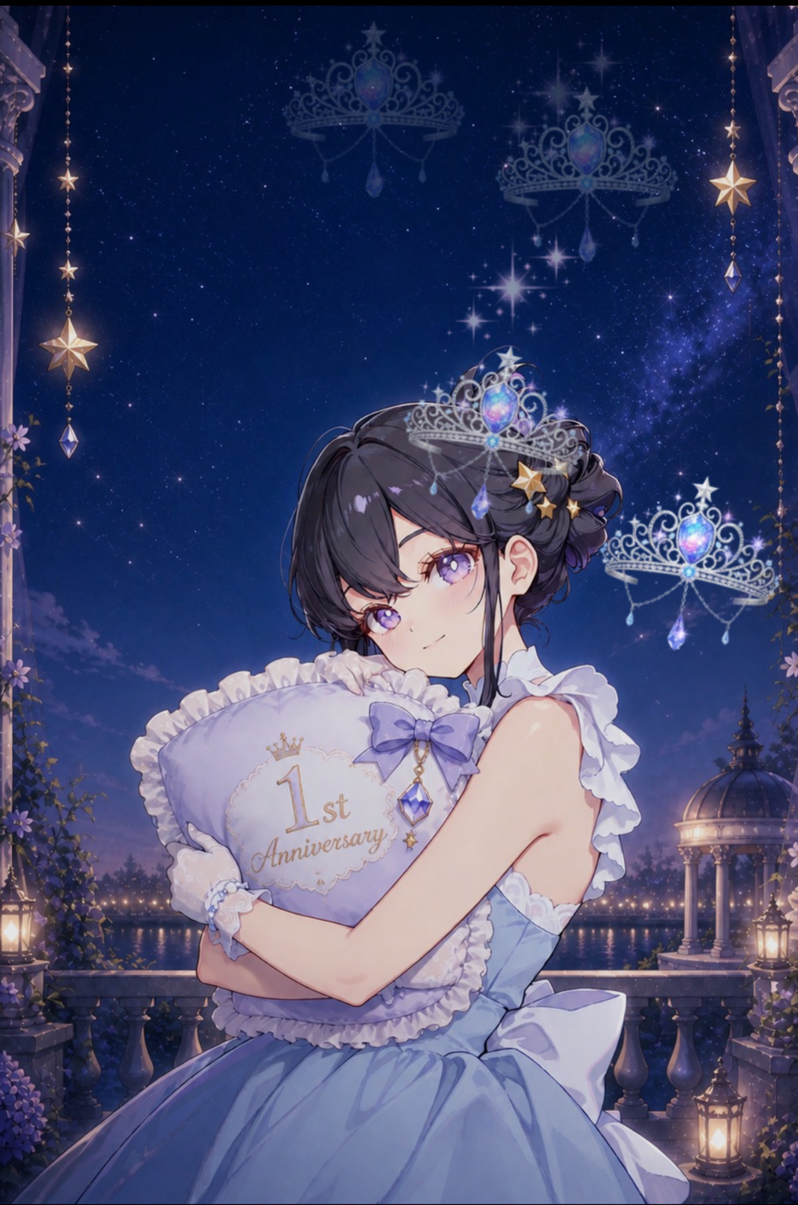 みーんなの眠気を誘う1周年日跨ぎの夜🥀⋆