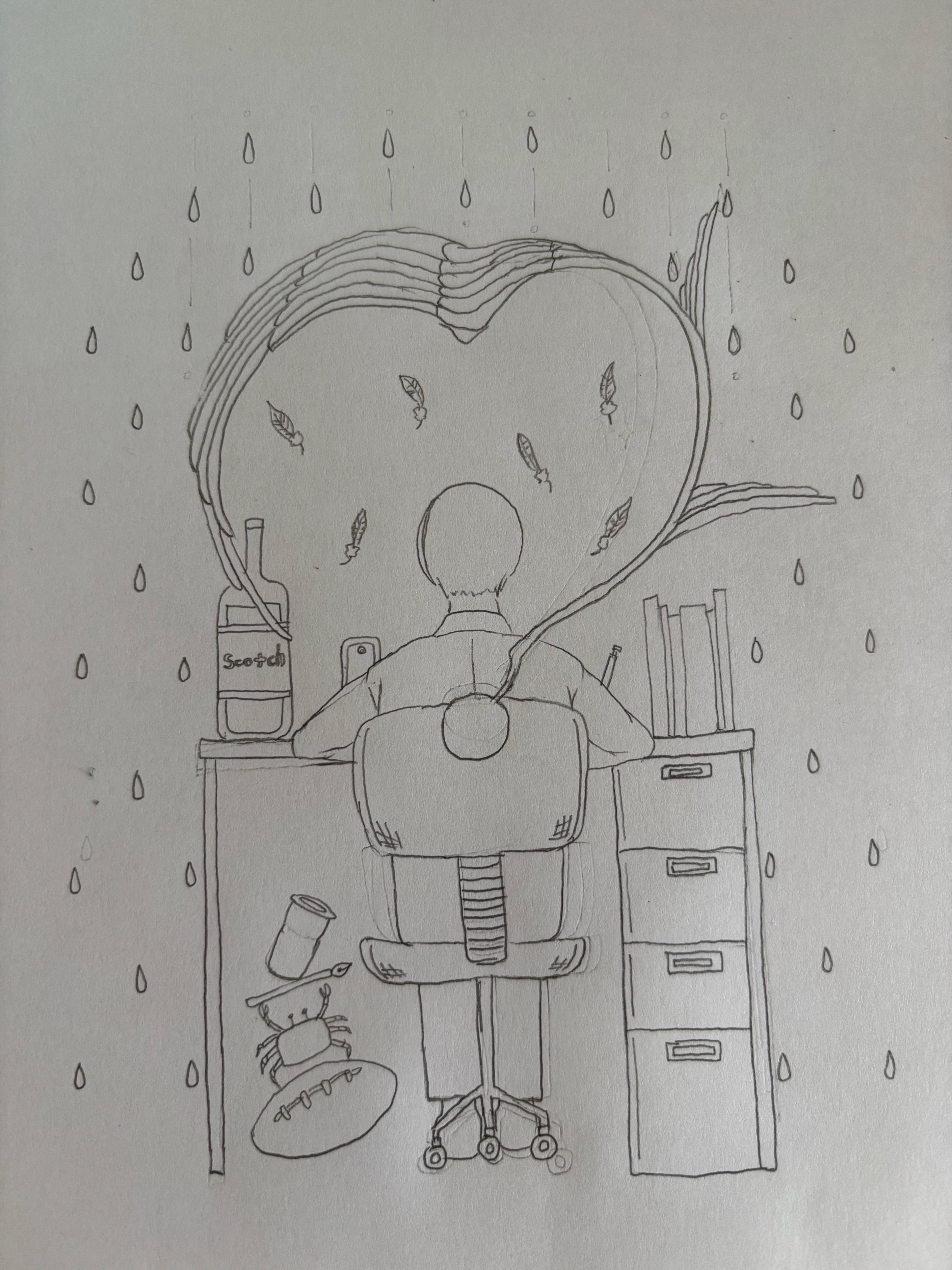おはなししながらイラストを描くだけの枠