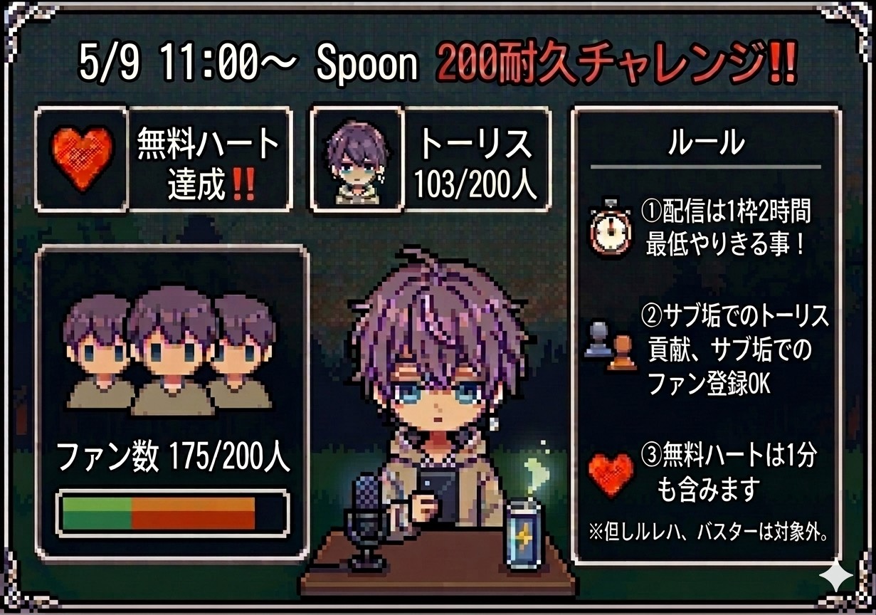 200耐久チャレンジ‼️