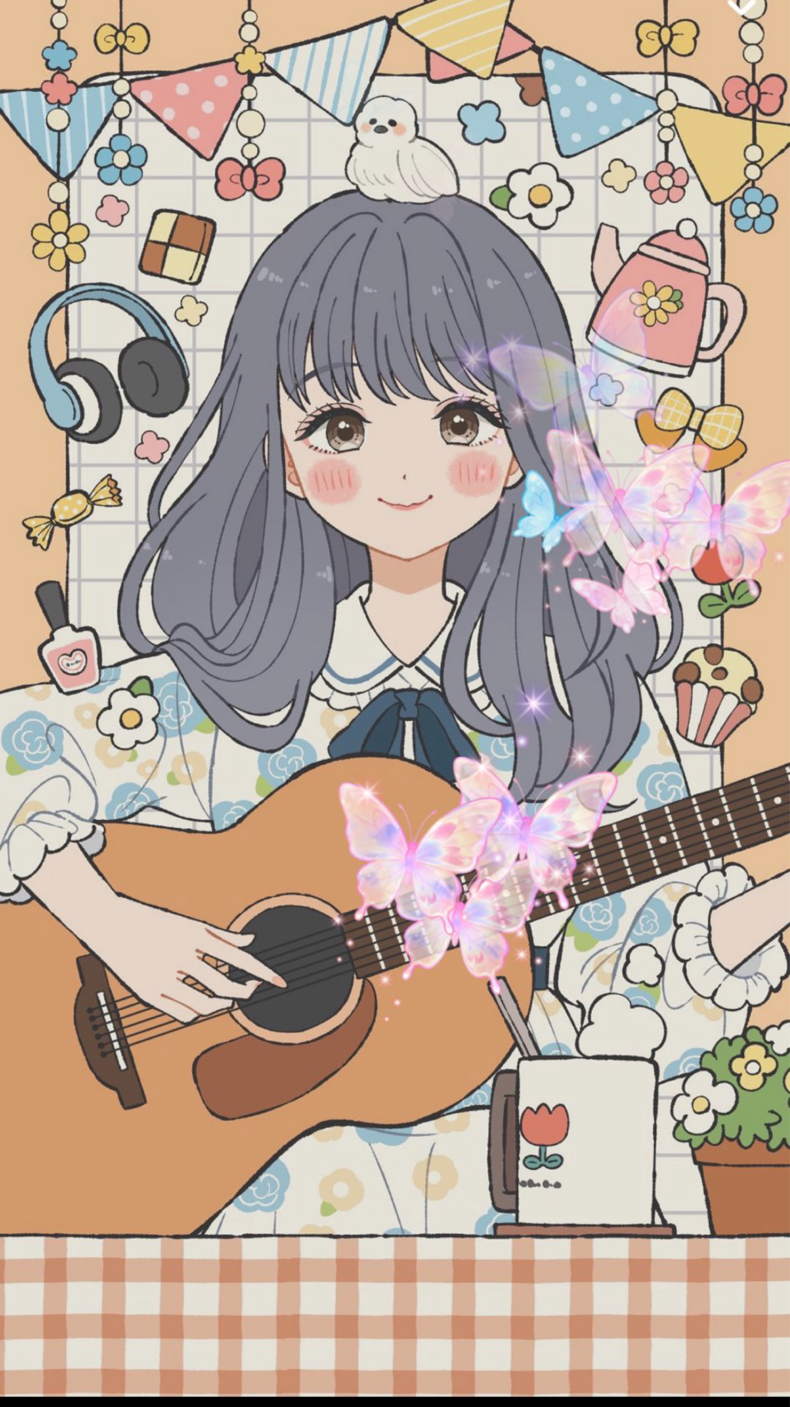 弾き語り。
