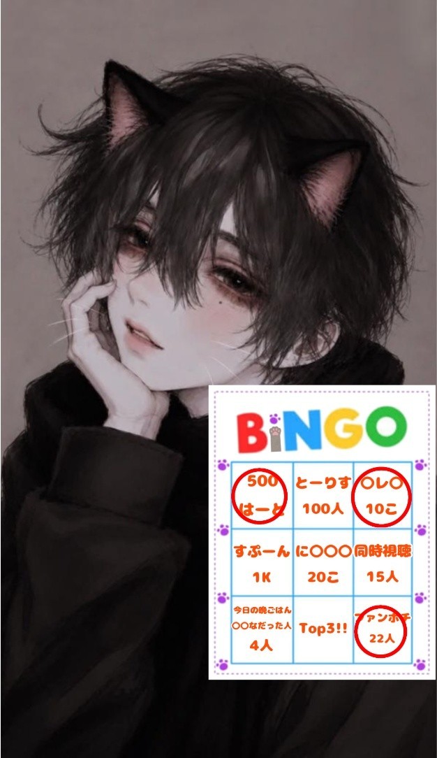 記念枠 にゃん枠＆BINGO枠