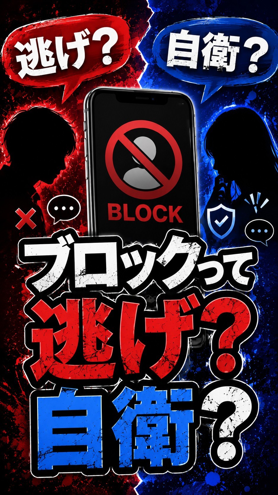 ブロックは逃げ？自衛？
