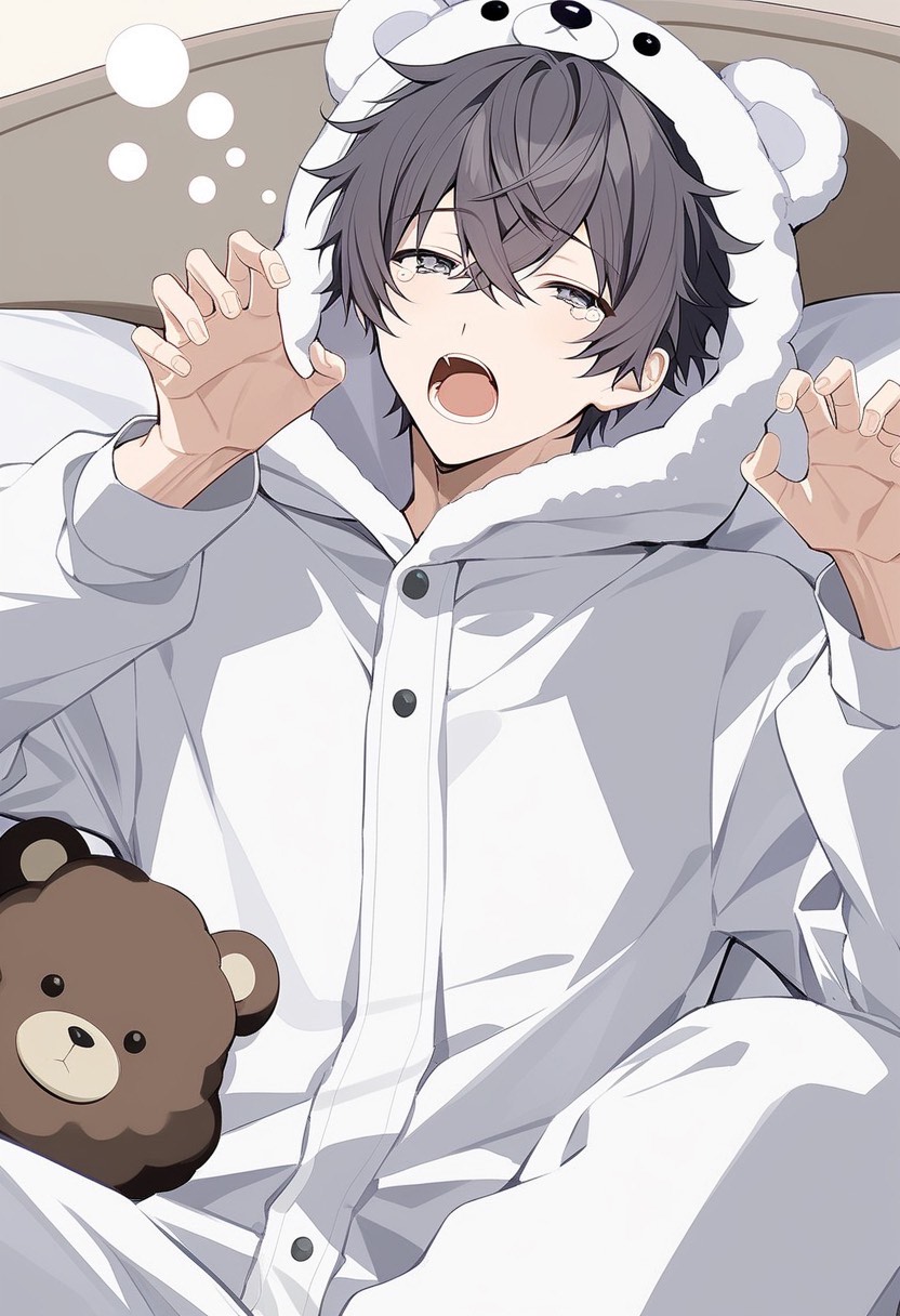 初⭕️寝る？はなす？