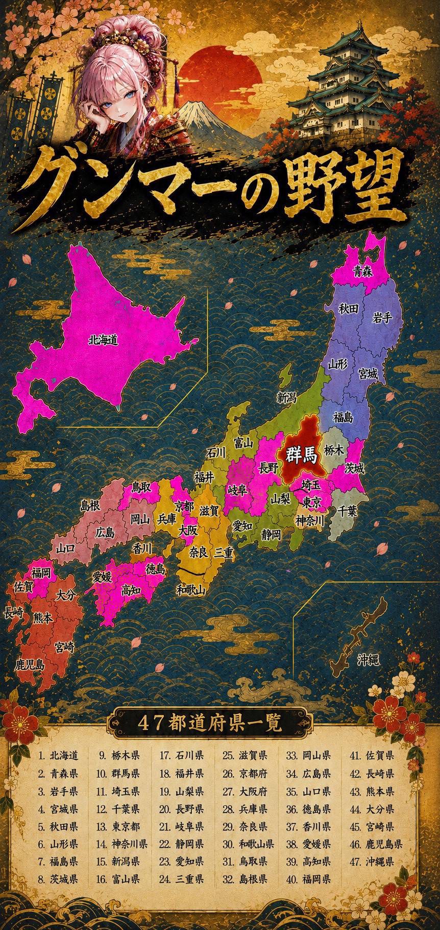 47都道府県耐久‼️グンマーの野望⚔️