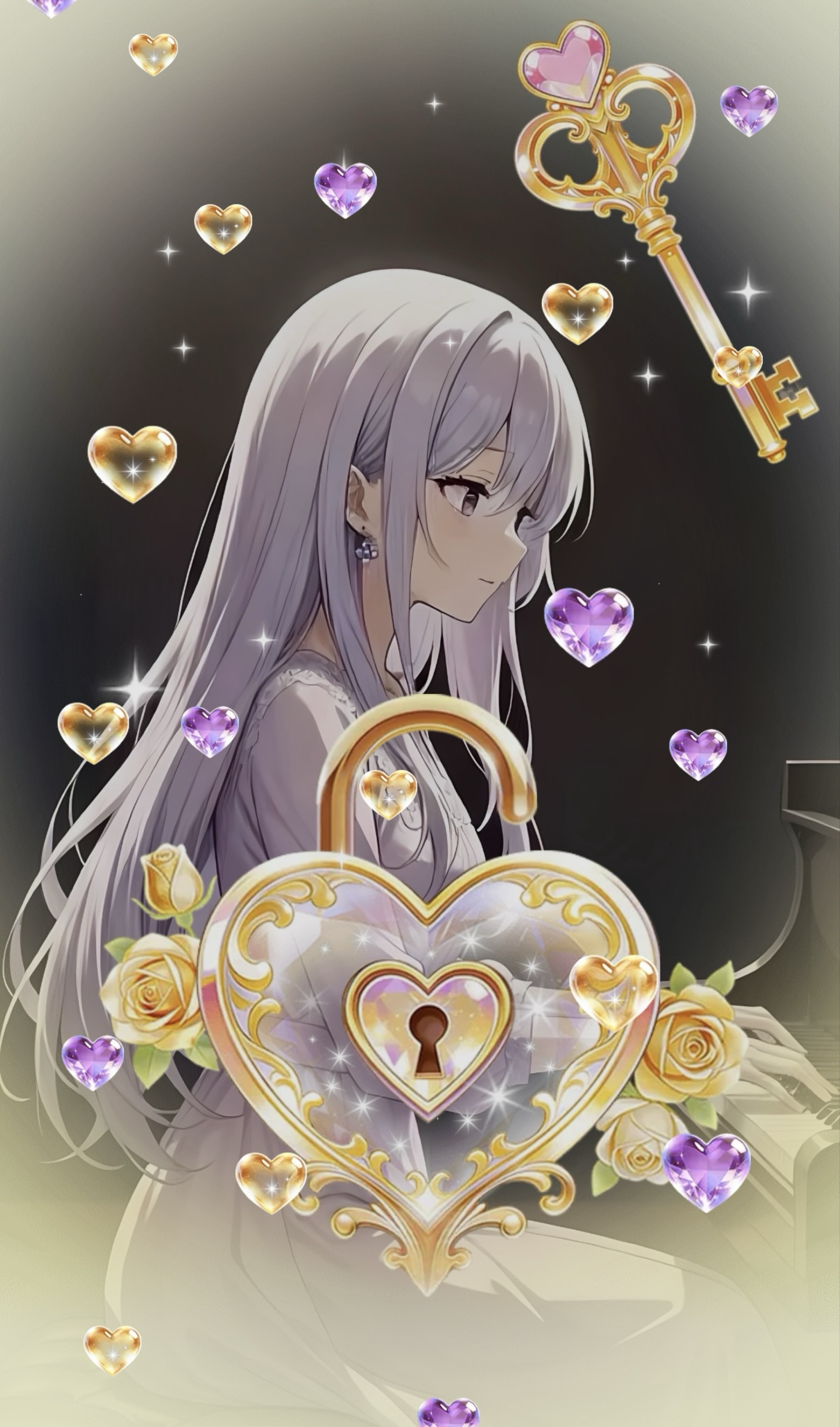 PURPLE💜寝潜初◎ピアノ