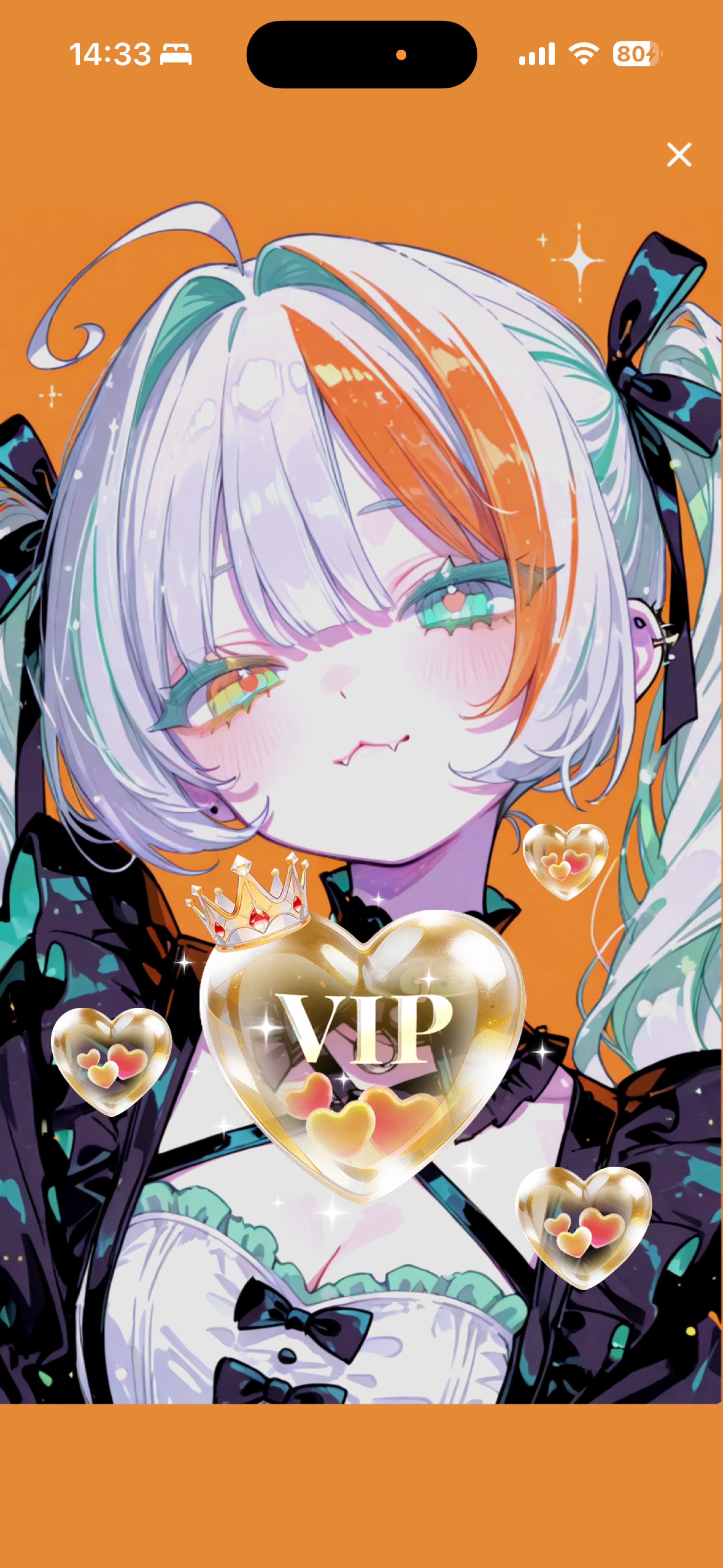 ハート2個分話したい🧡