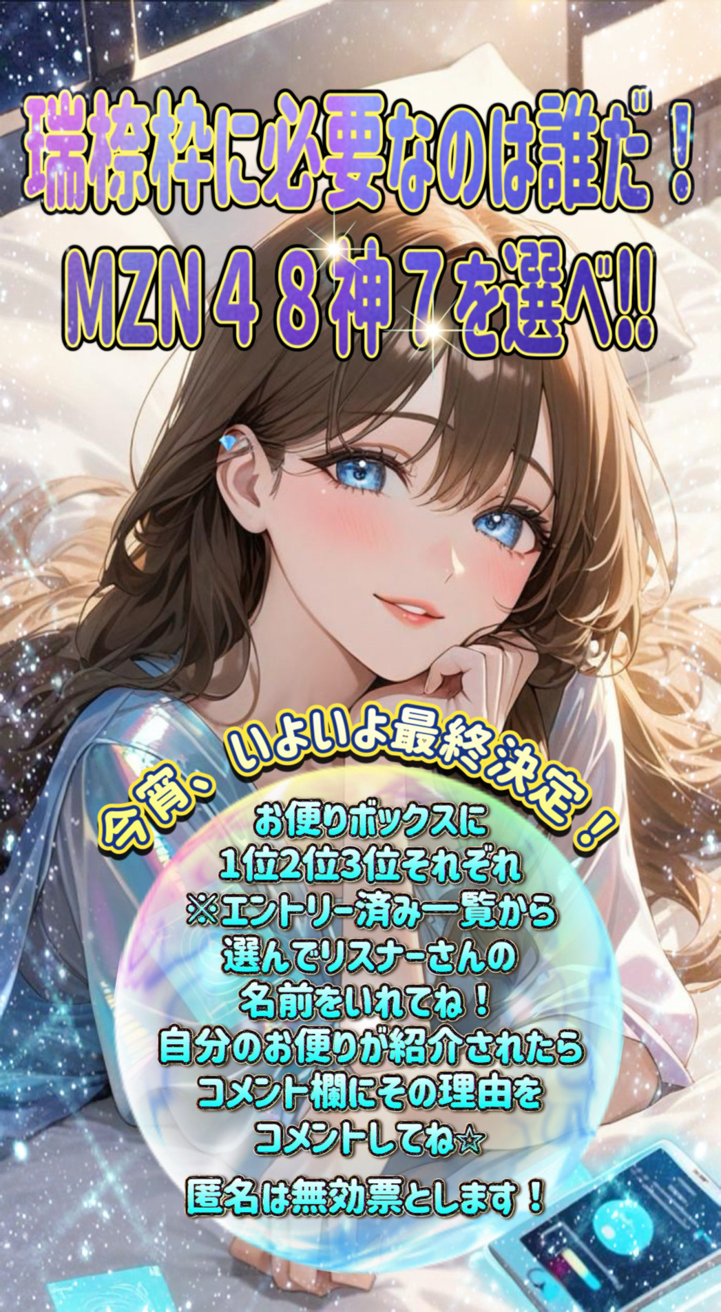 MZN48⭐︎瑞㮈枠リスナーの神7決定戦