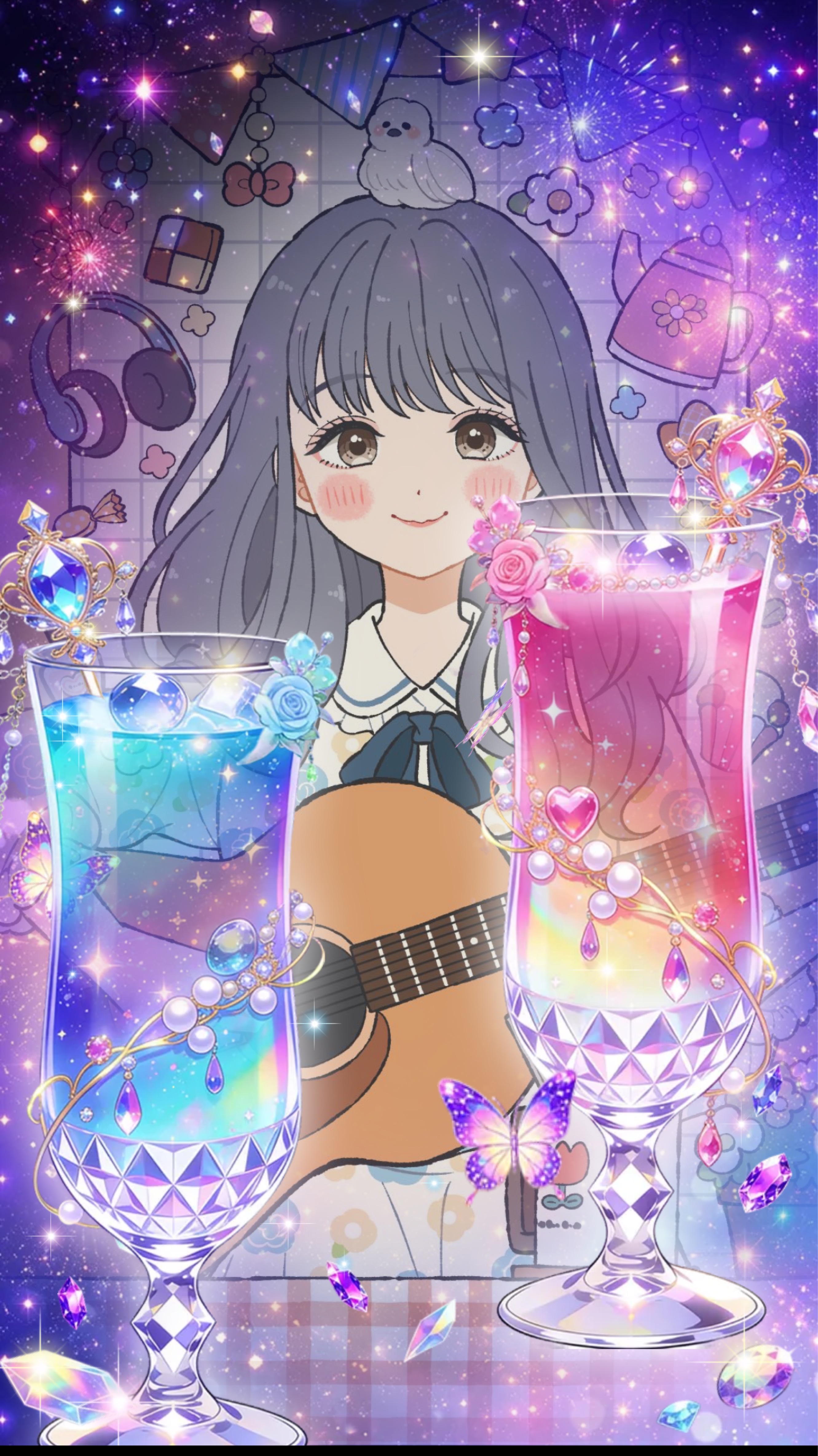 弾き語り。