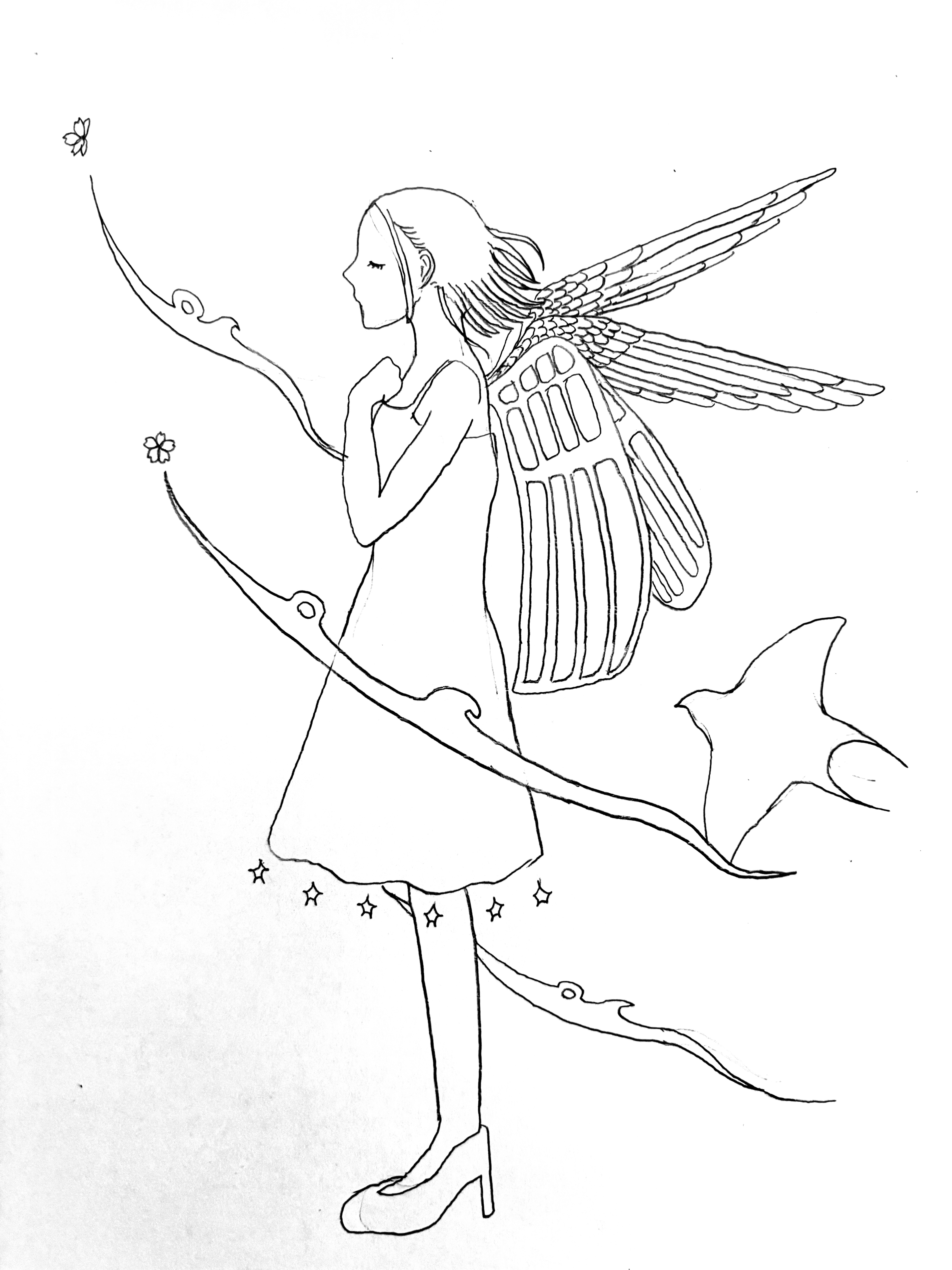 おはなししながらイラスト描くだけの枠