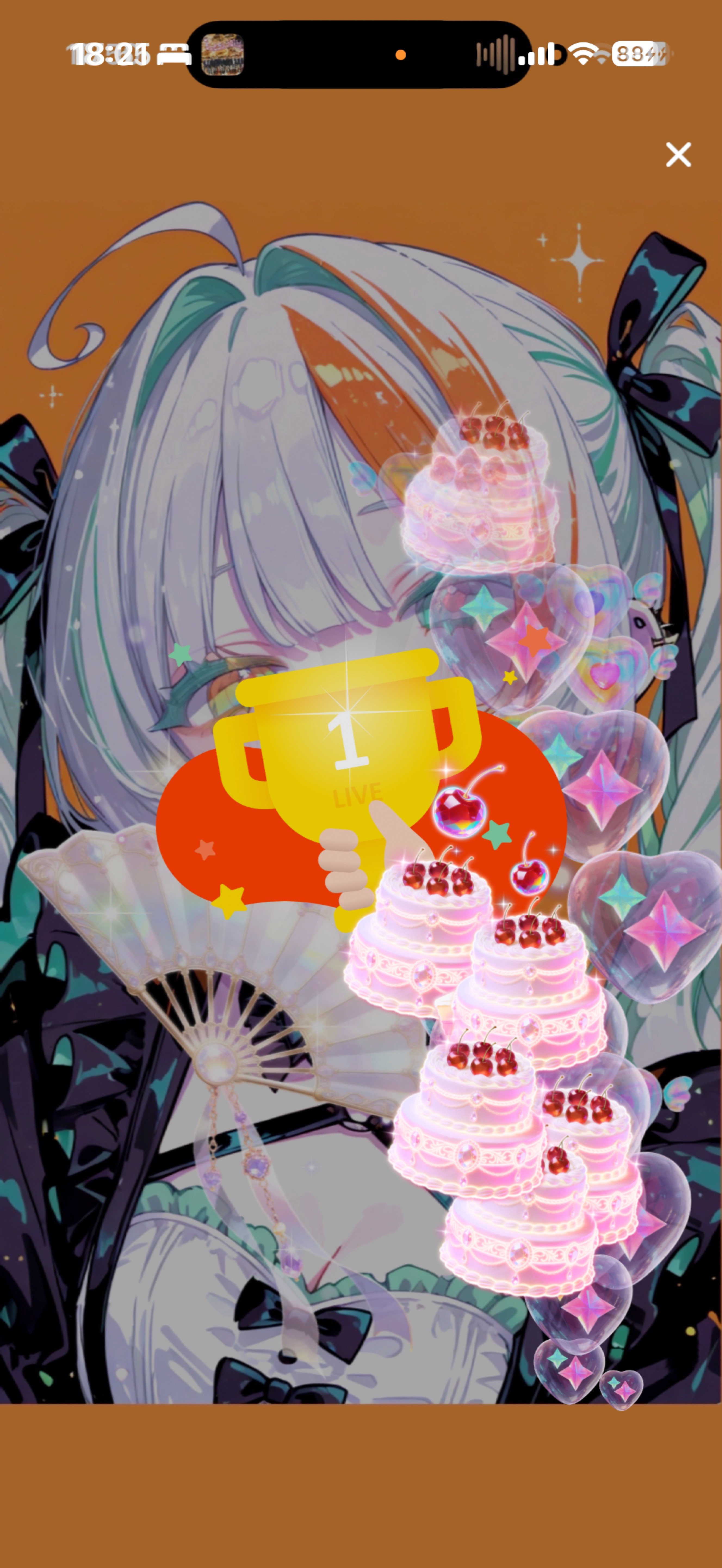 ハート2個分話したい🧡
