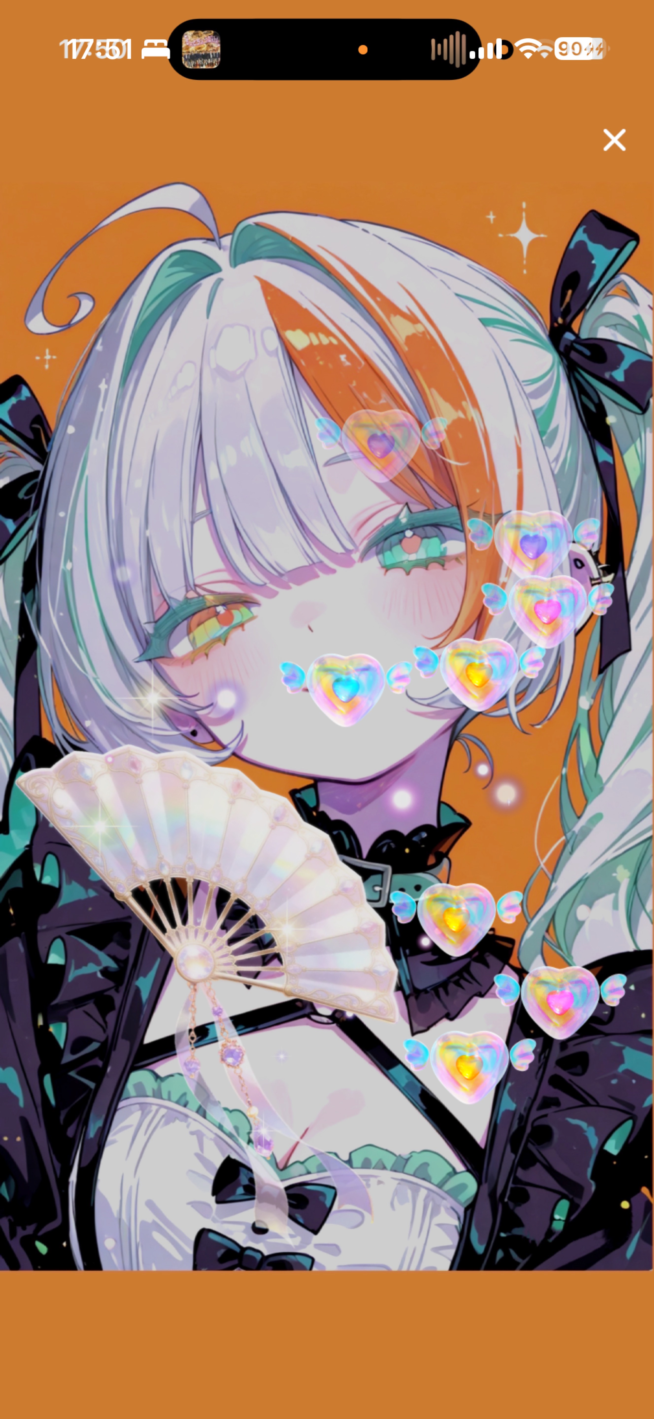 ハート2個分話したい🧡
