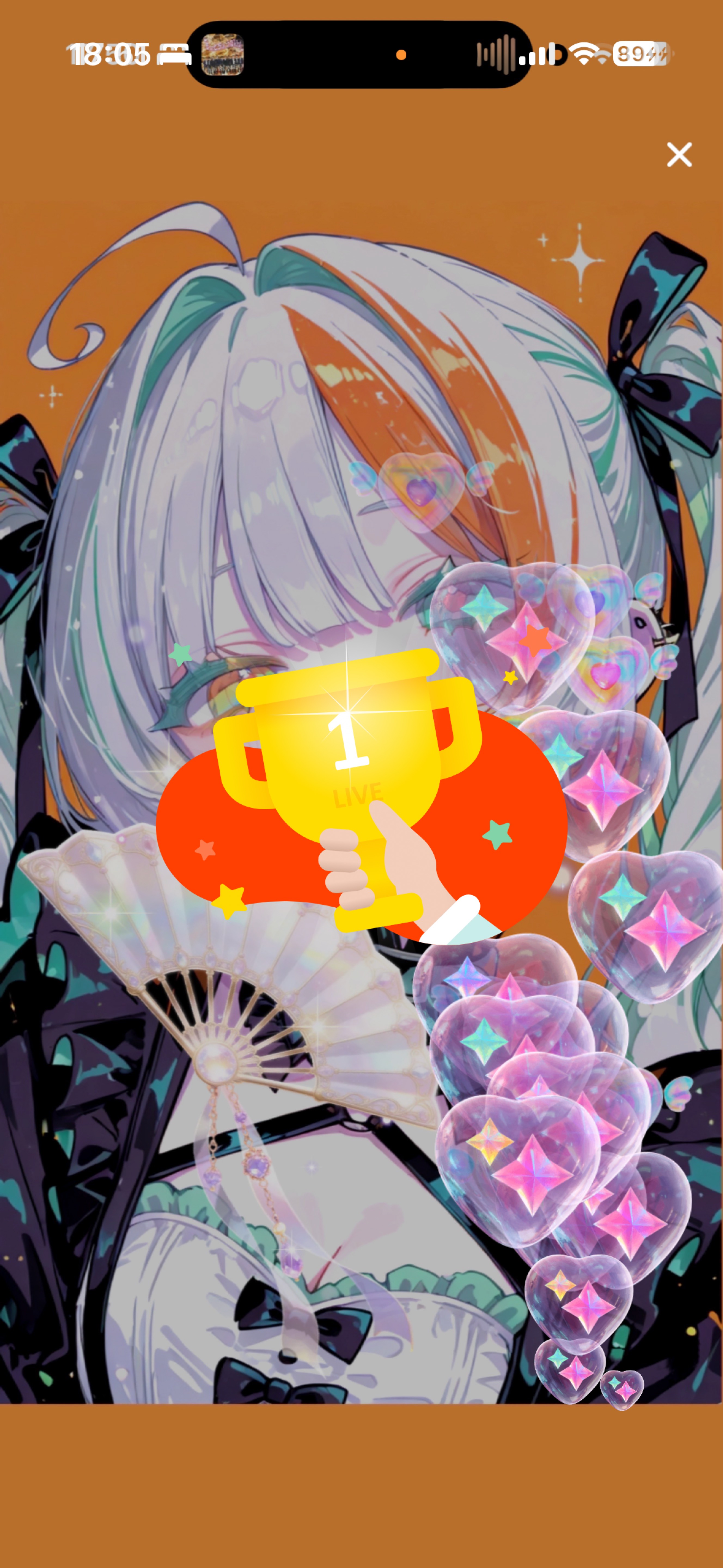 ハート2個分話したい🧡