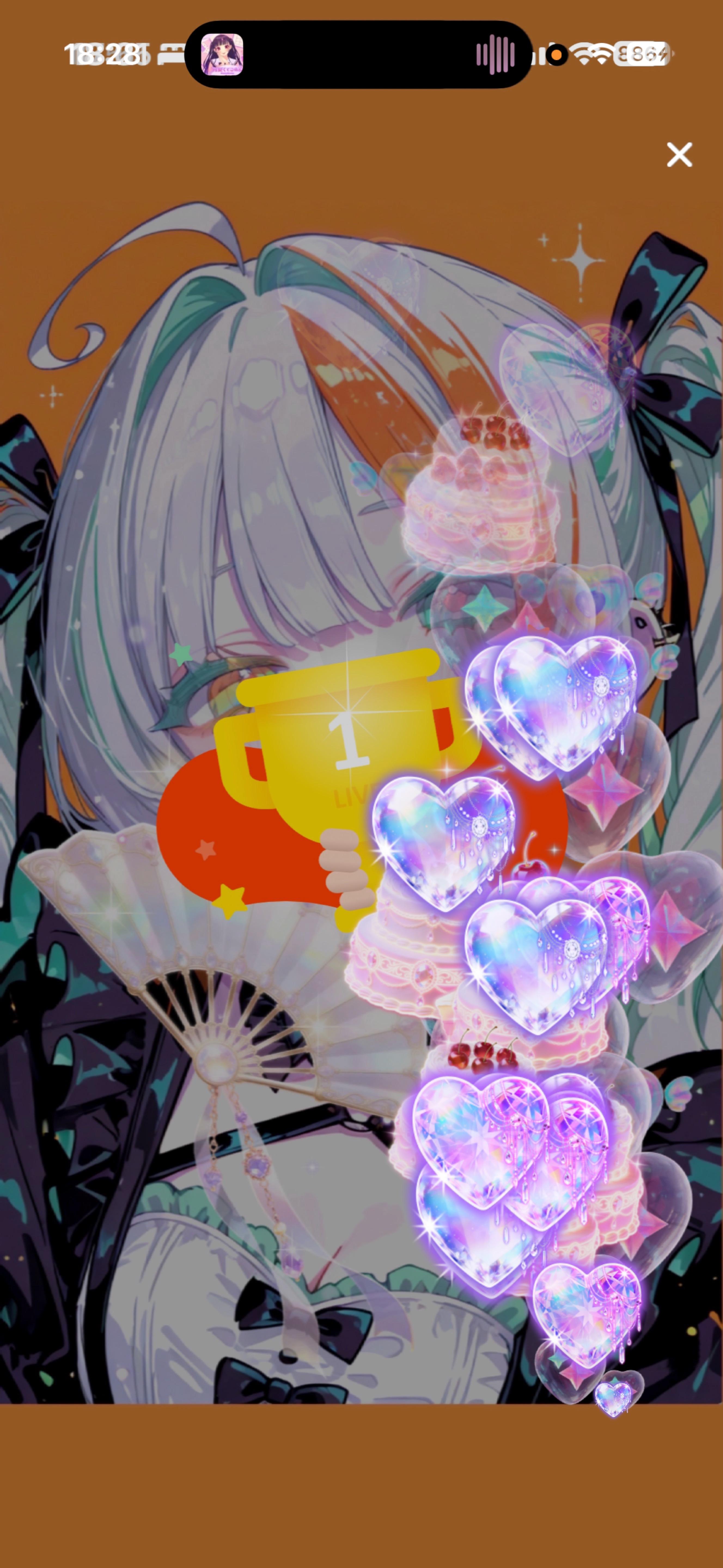 ハート2個分話したい🧡