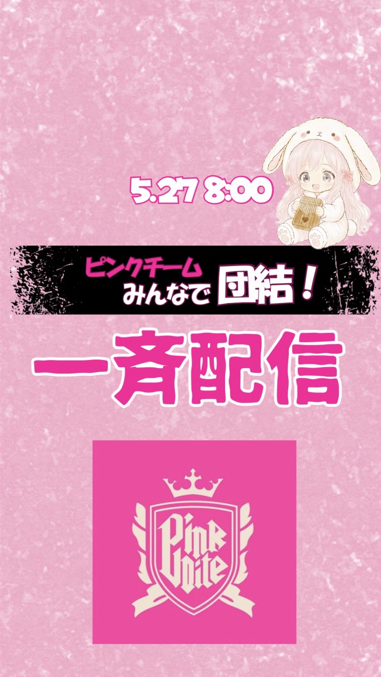 🩷ピンクチーム一斉配信🩷