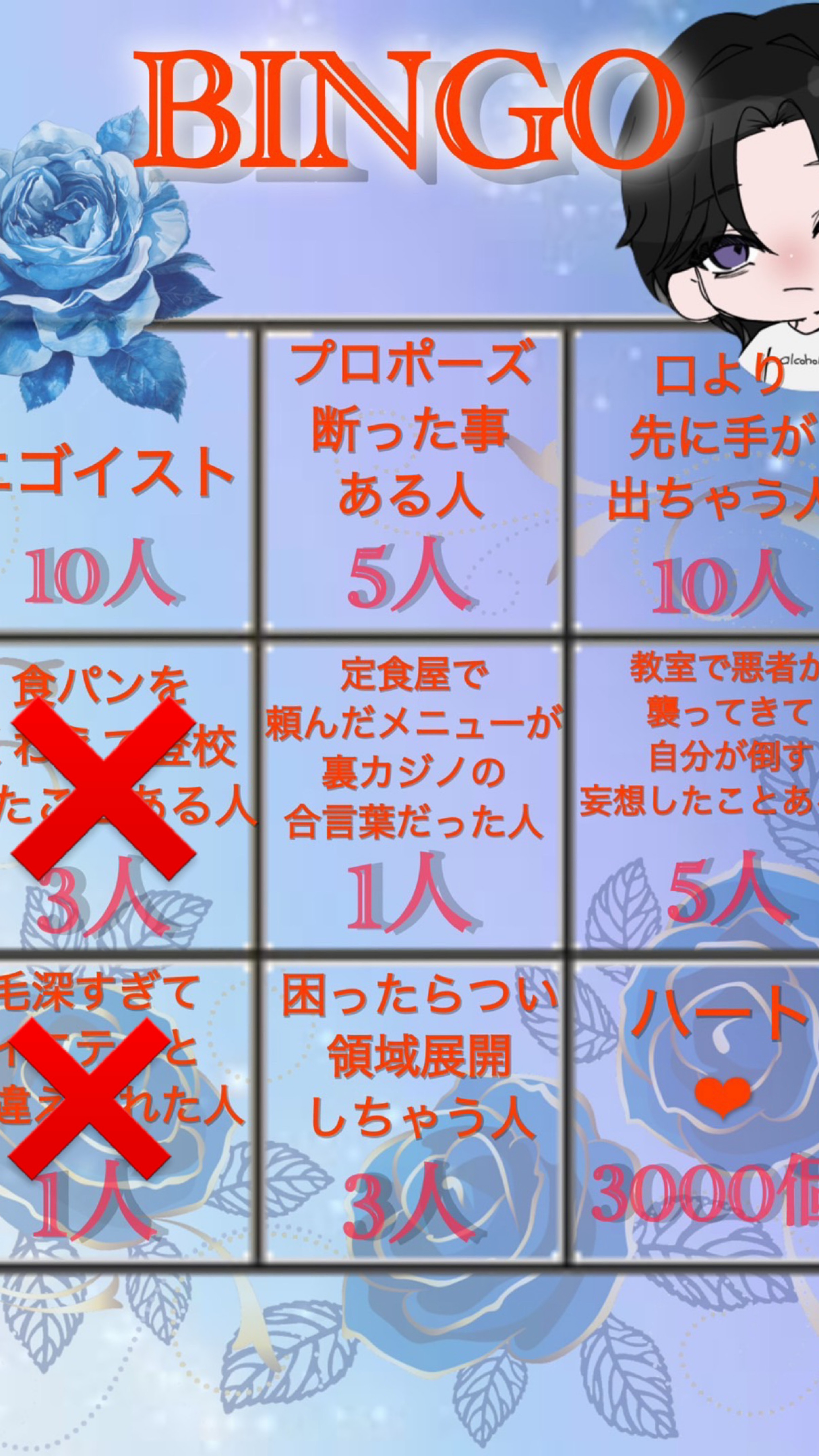 激ムズBINGO🧖♂️
