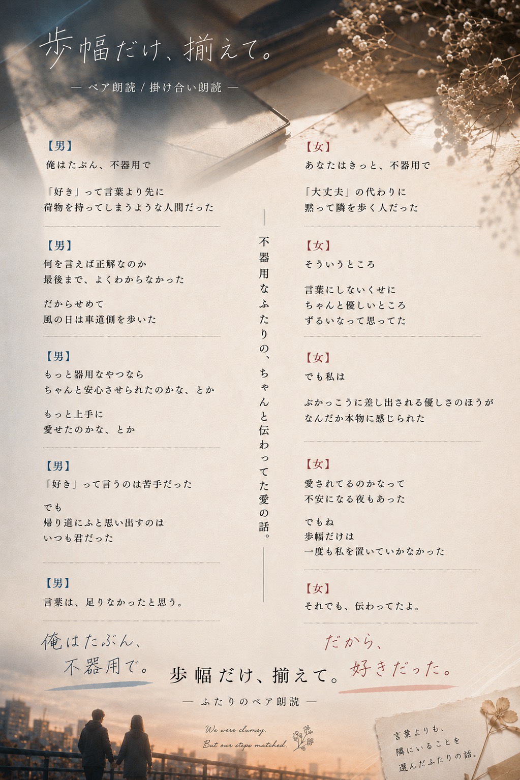 ただ。そっと。🌿.∘寝と朗読