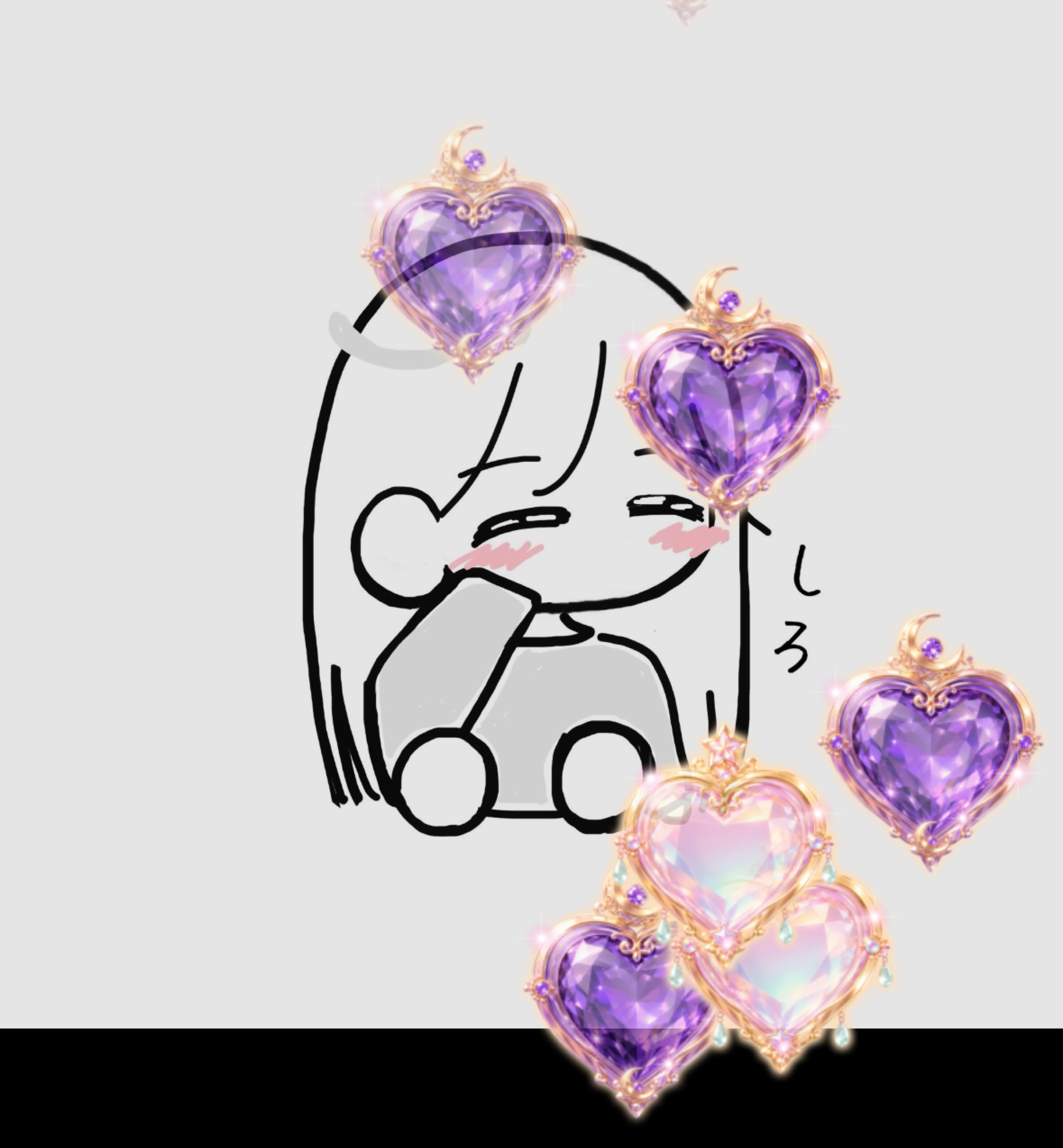 初潜💜 寝る前のろのろ🦥*̣̩⋆