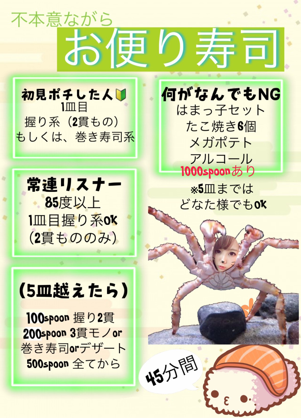 お便りすっし