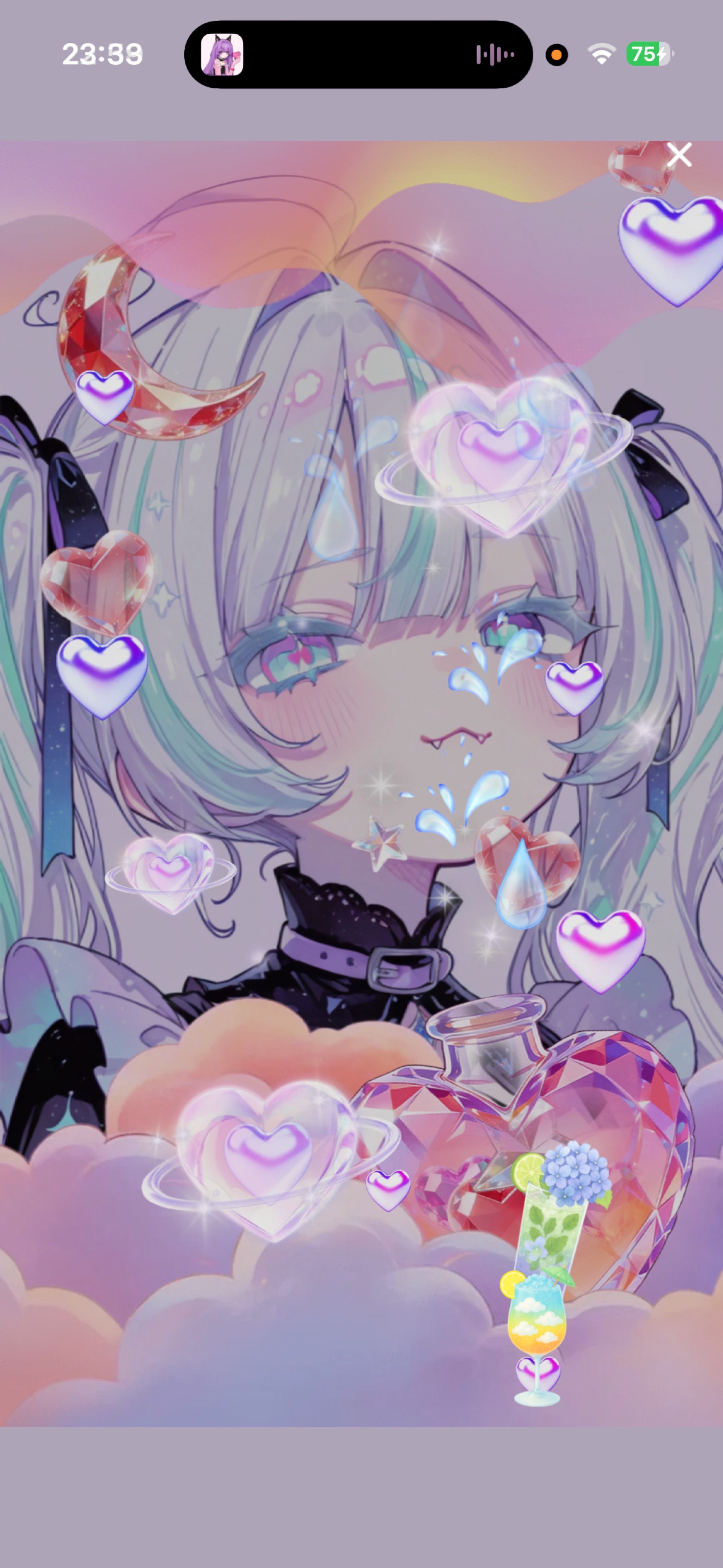 ハート2個分話したい🩵