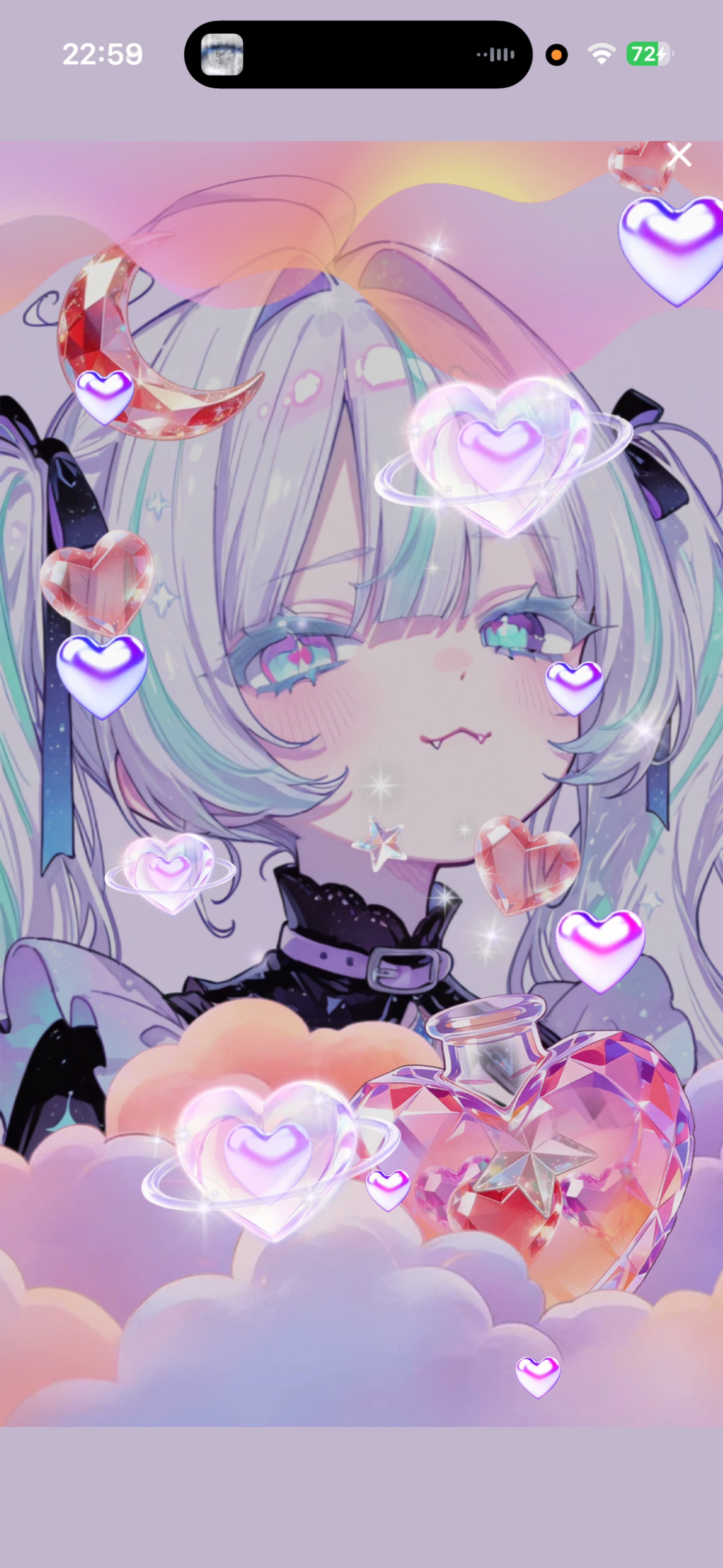 ハート2個分話したい🩵