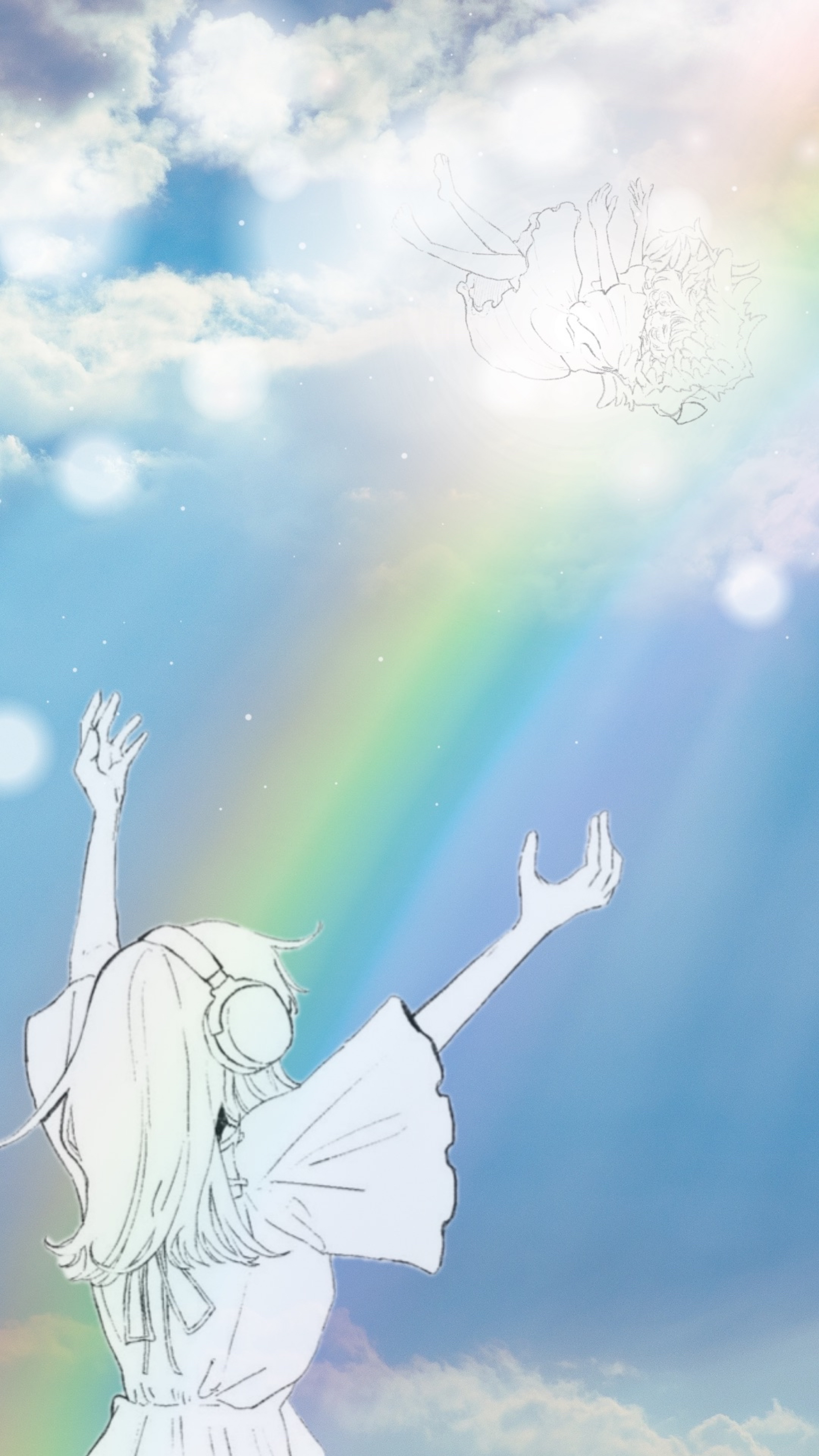 雨音に揺らめいて