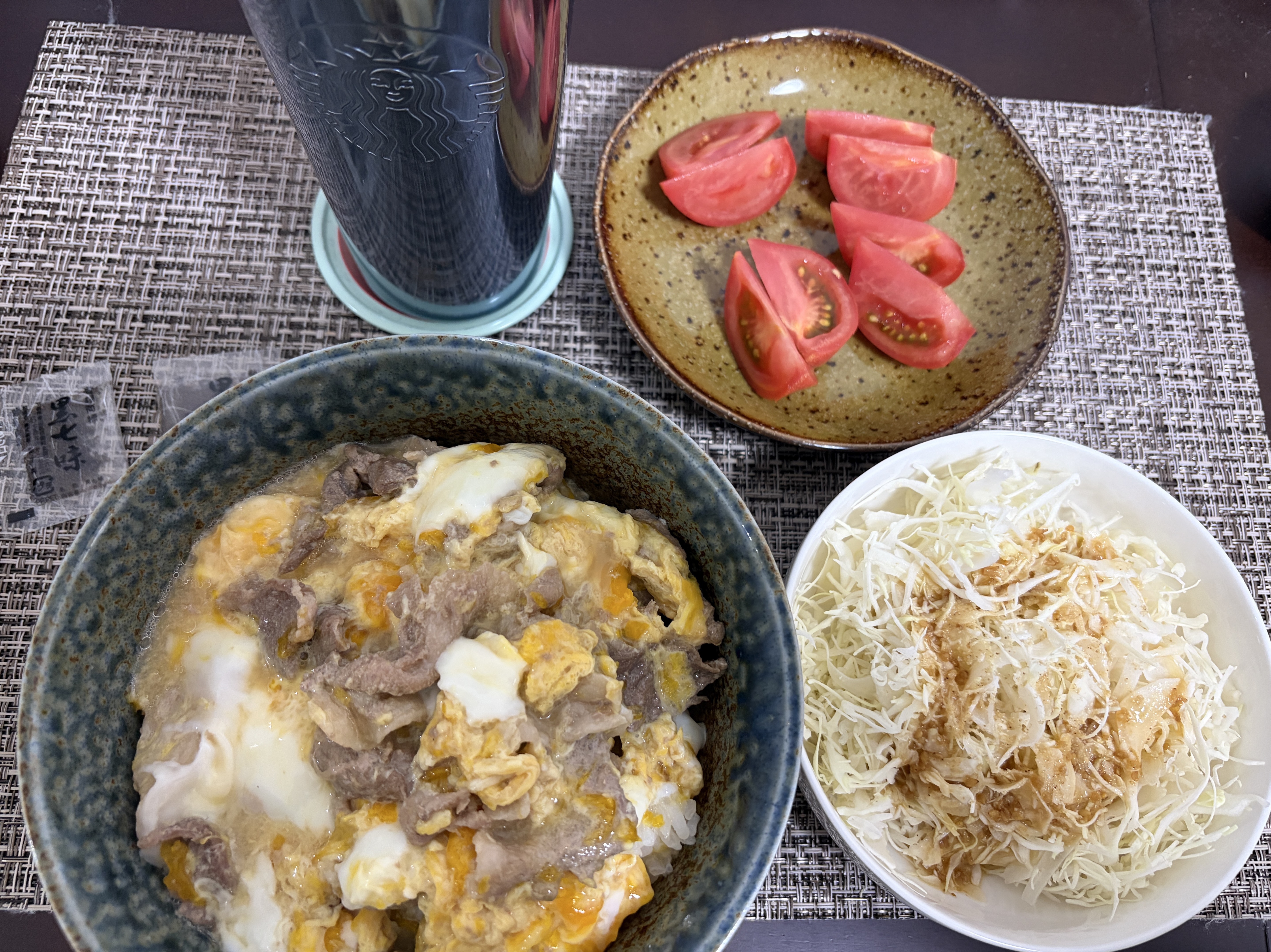 買物帰りで帰宅後、昼飯！