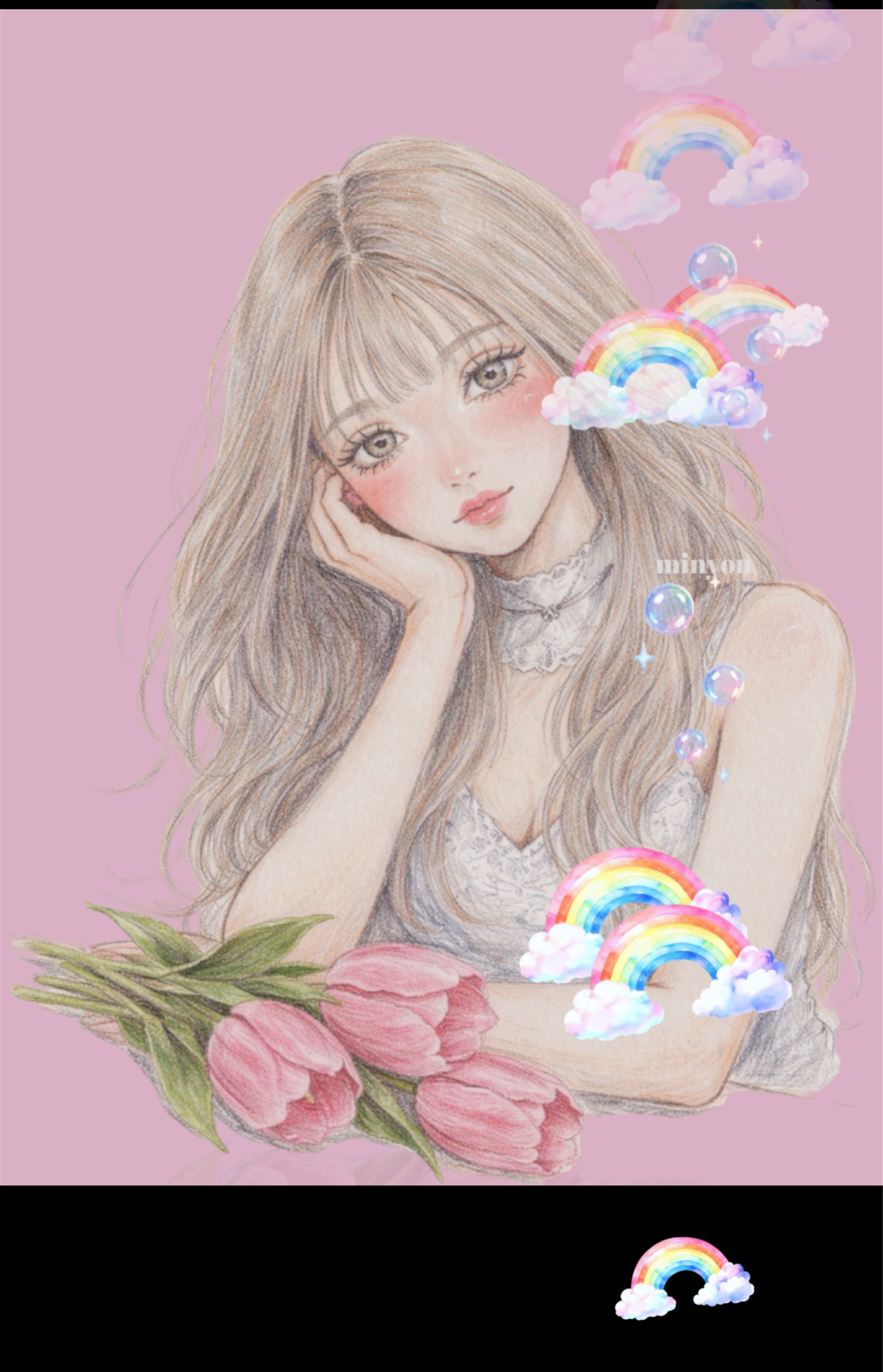 🌷𝐥𝐮𝐧𝐜𝐡𝐭𝐢𝐦𝐞 みにょーん🌷初〇