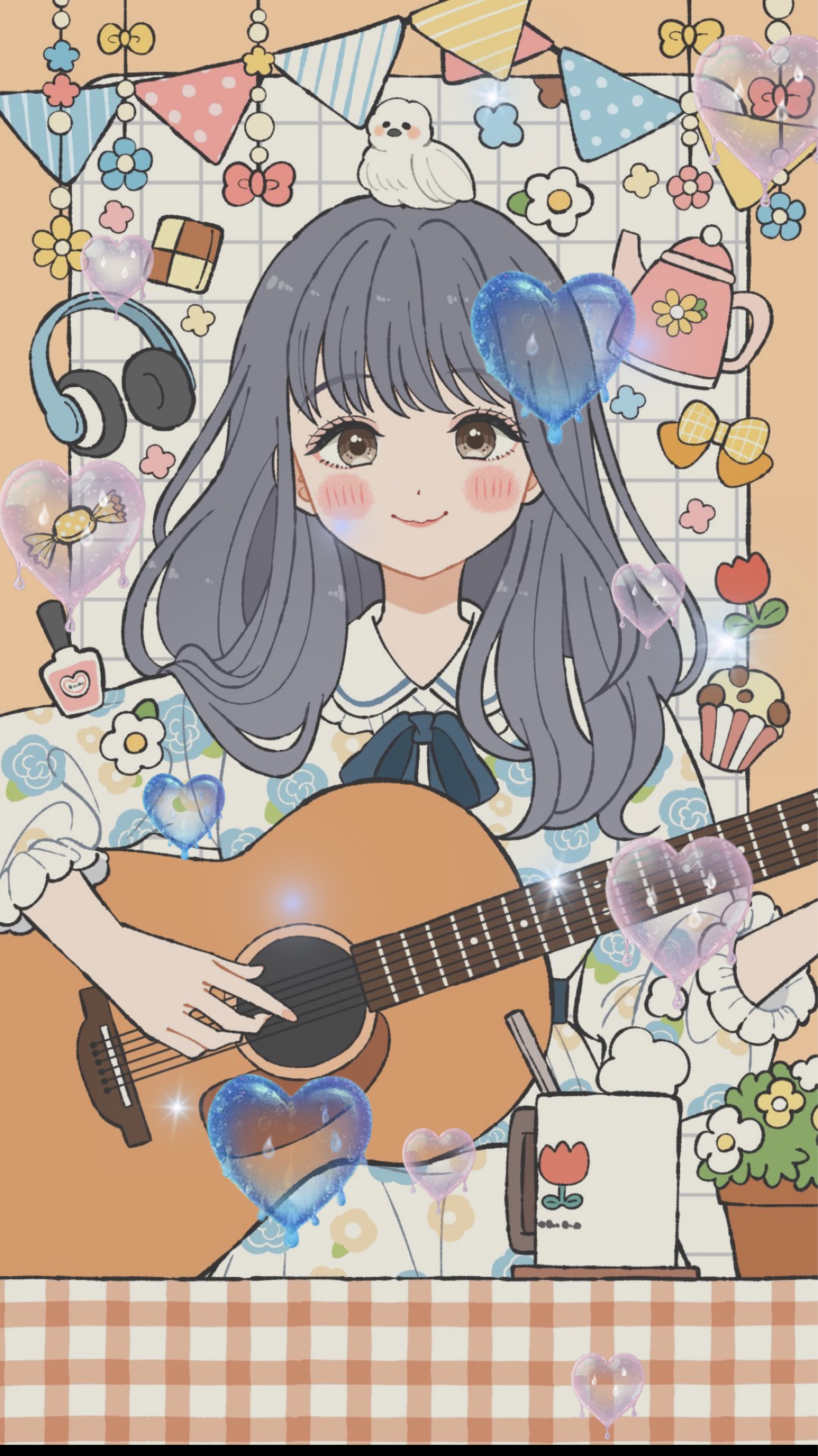 弾き語り。