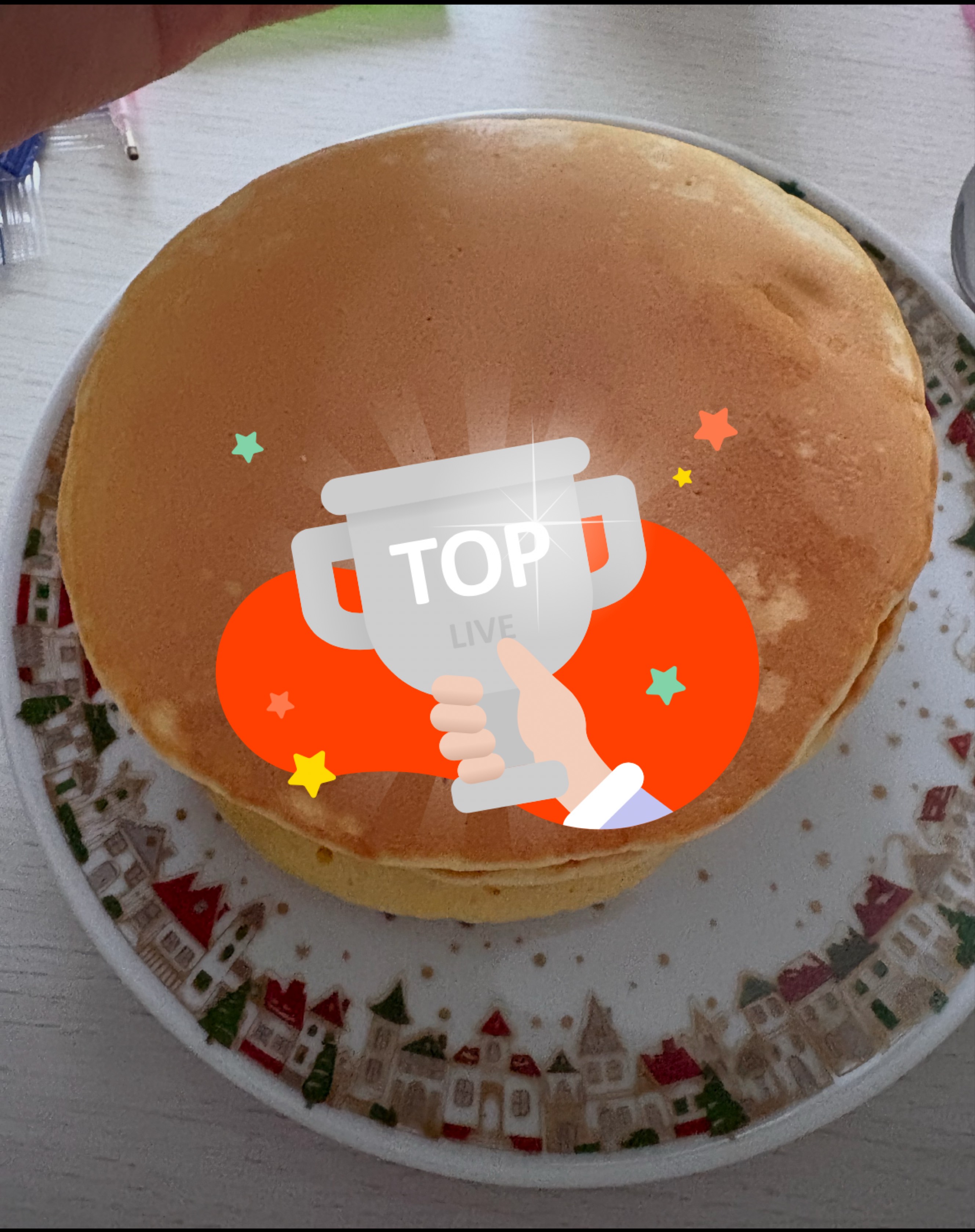 早朝にホットケーキをくそゆったり作る5時
