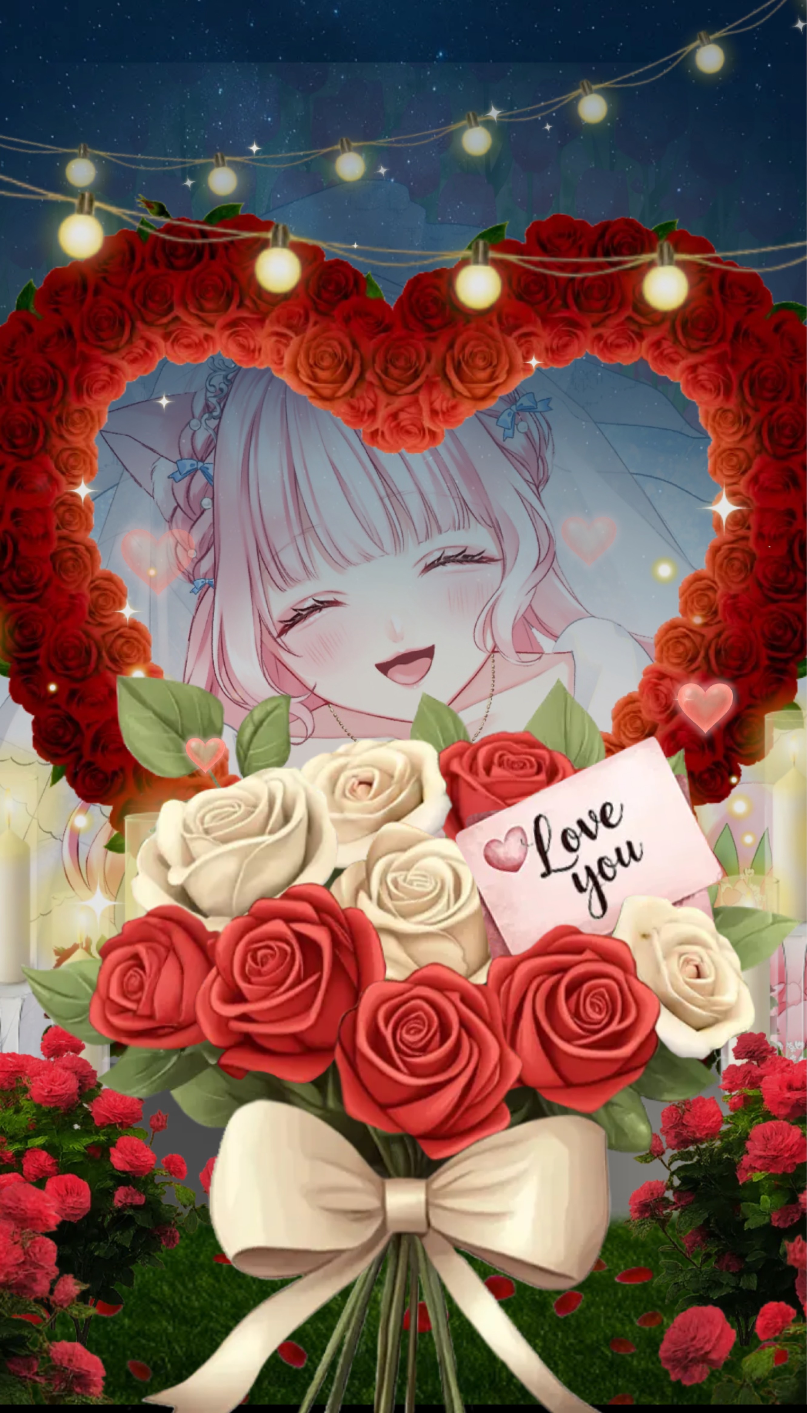 君と私で過ごす夜🌷.*