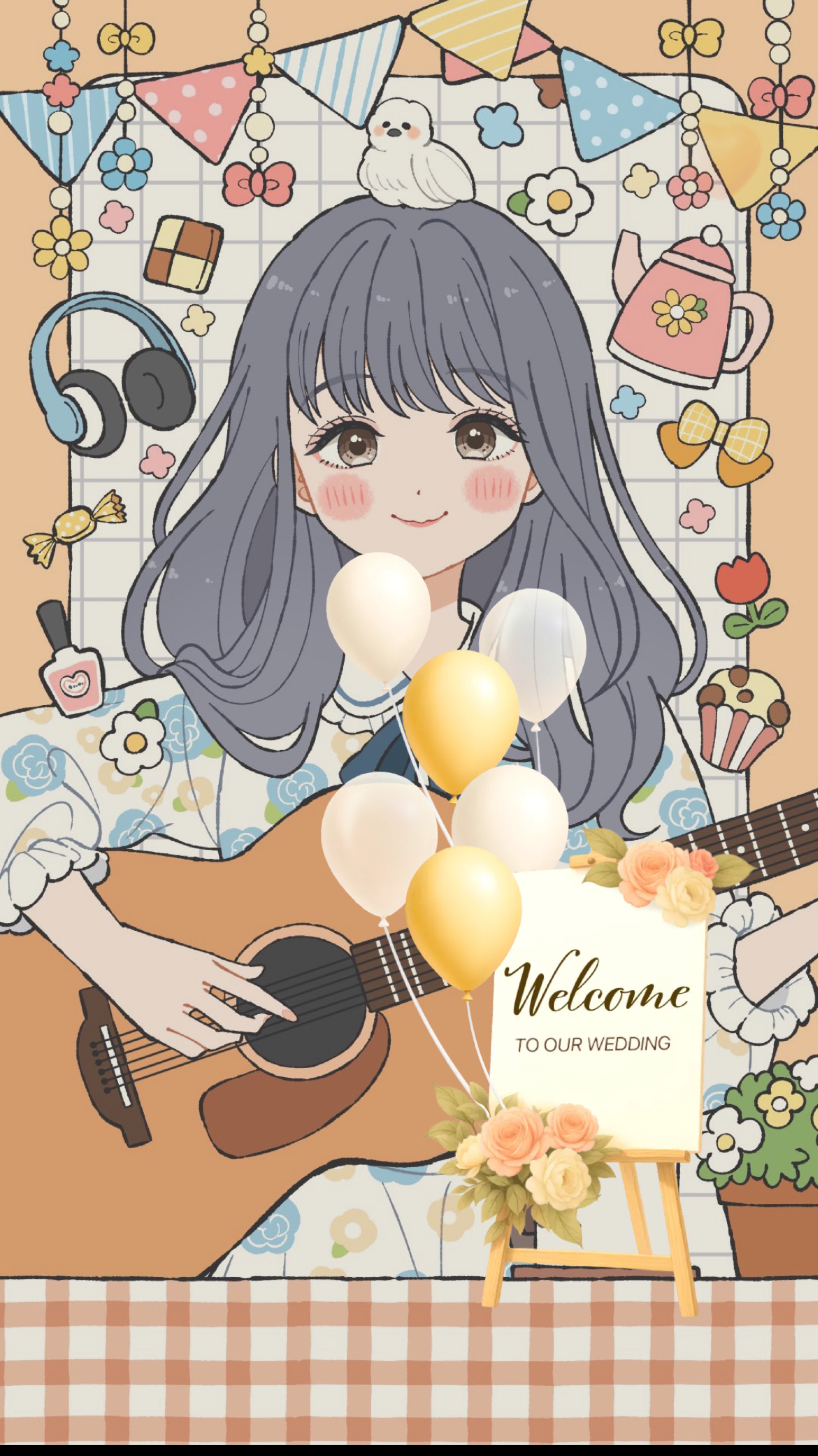 弾き語り。