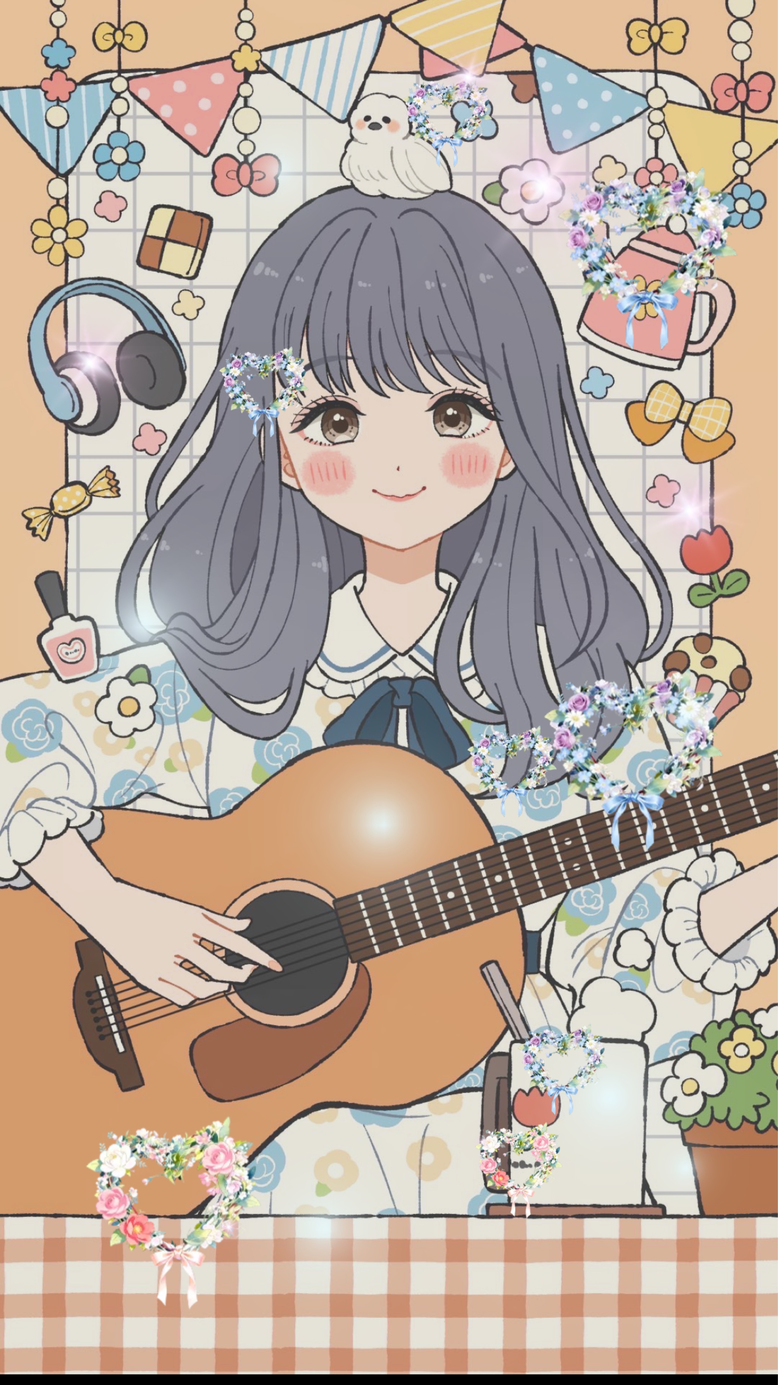 弾き語り。