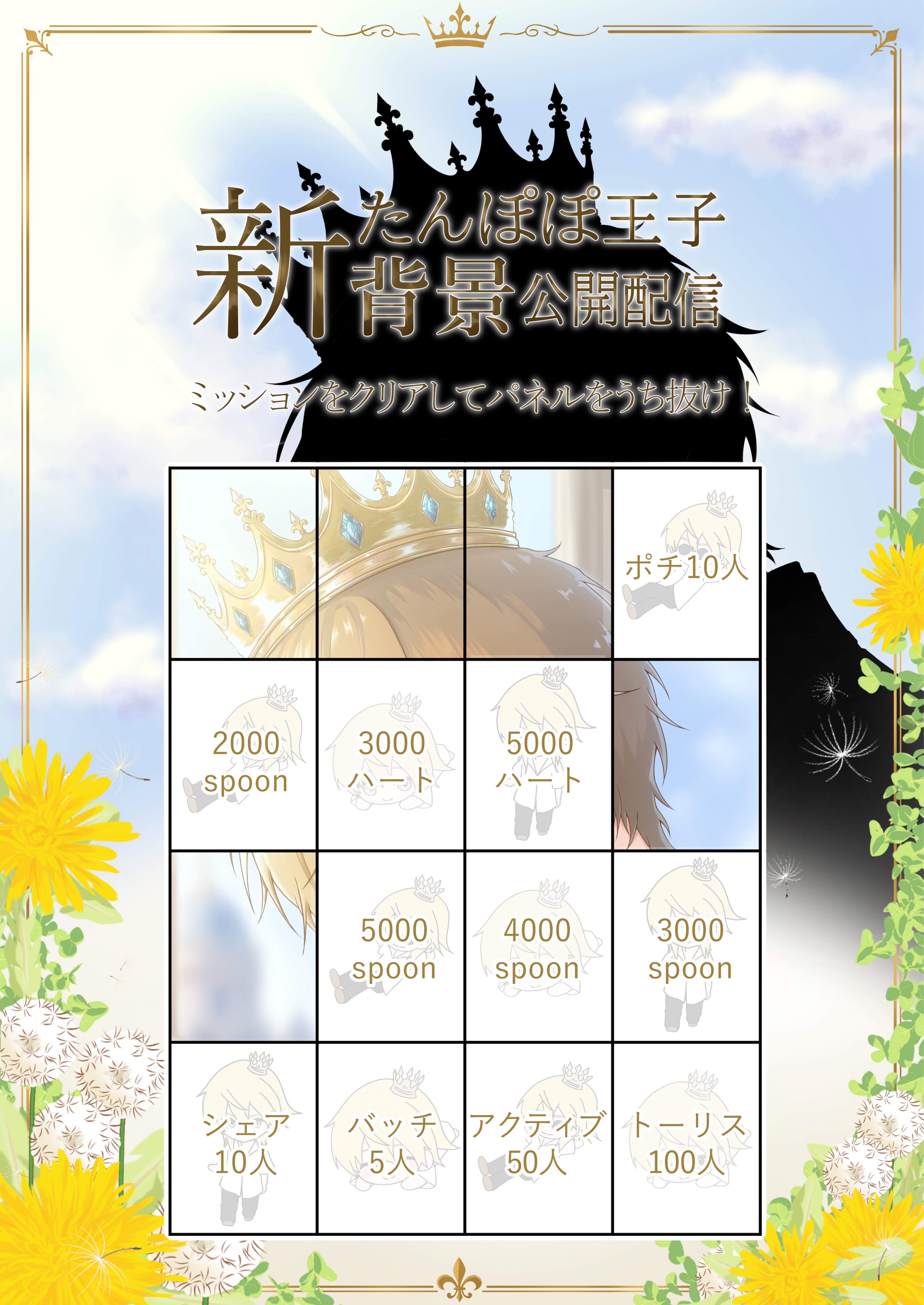 新背景公開パネルミッション‼️