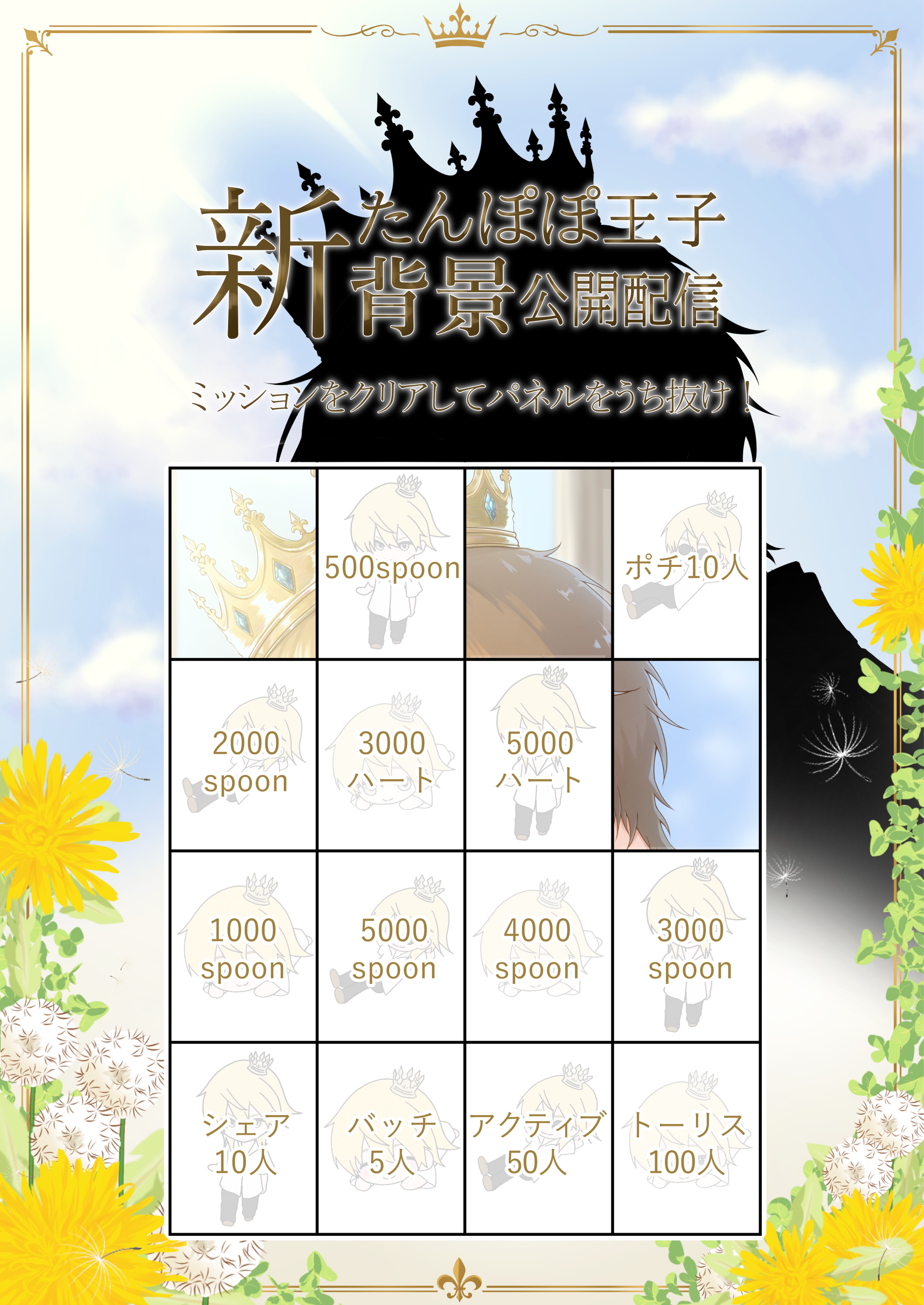 新背景公開パネルミッション‼️