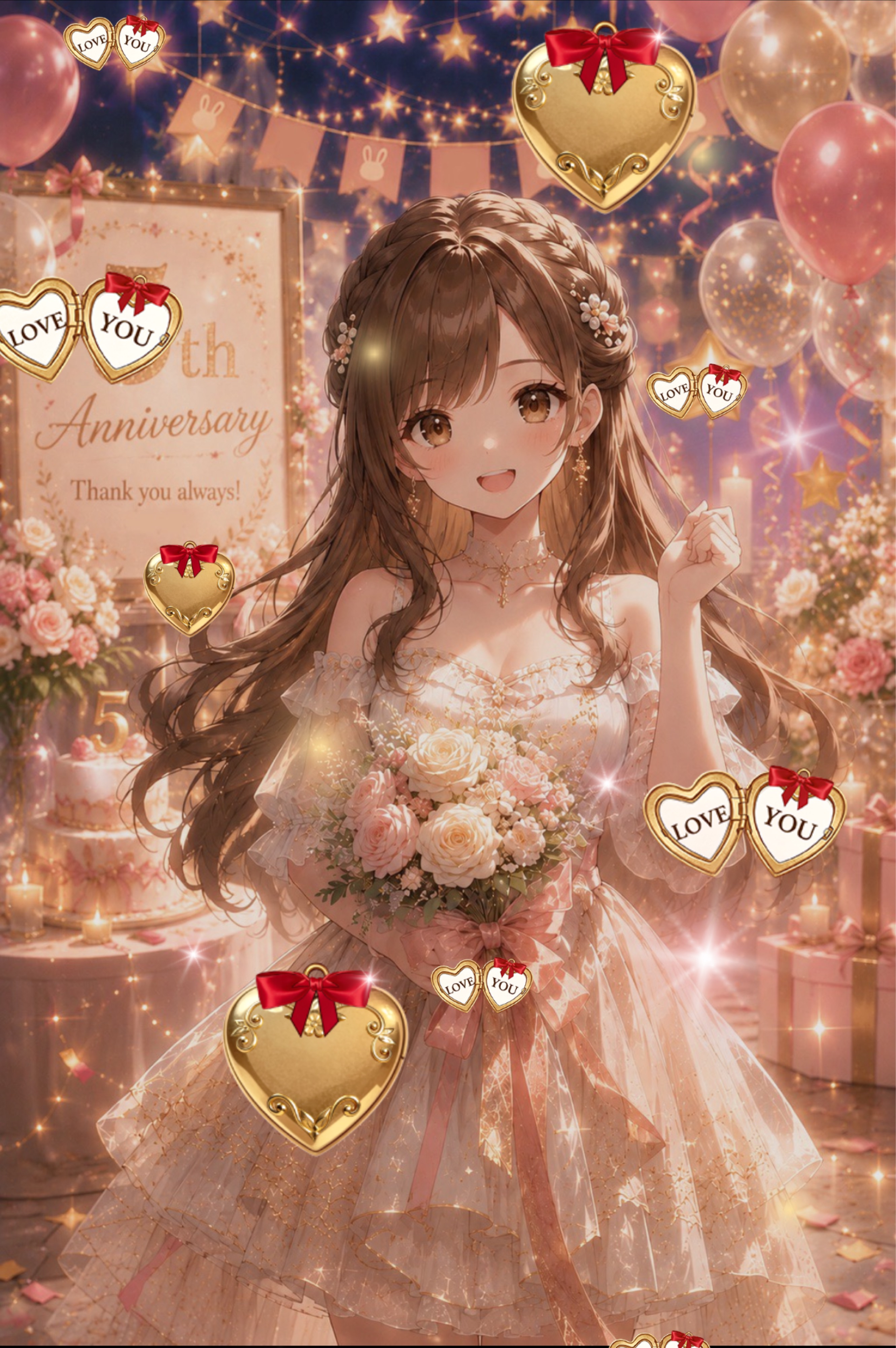 5周年記念枠です♡☽