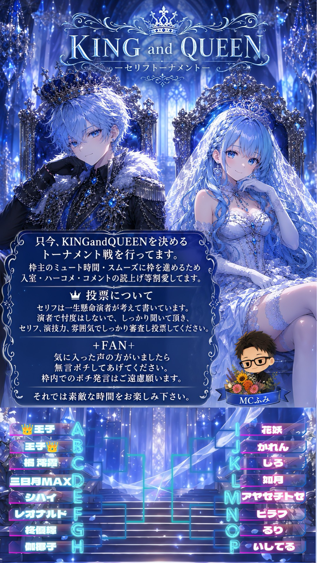 KINGandQUEEN台詞トーナメント