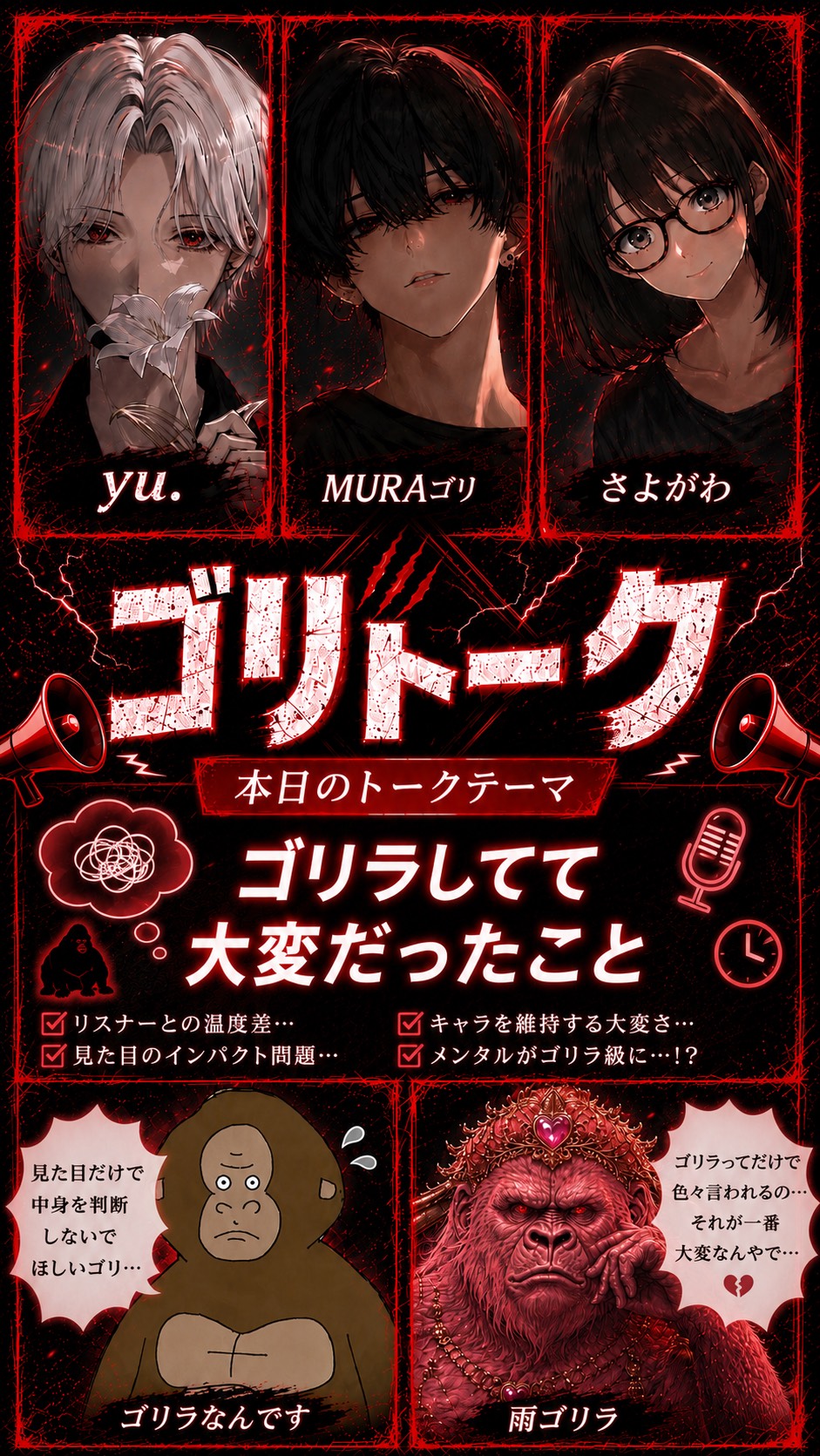 🦍集え仲間よ🦍ゴリトーク‼️