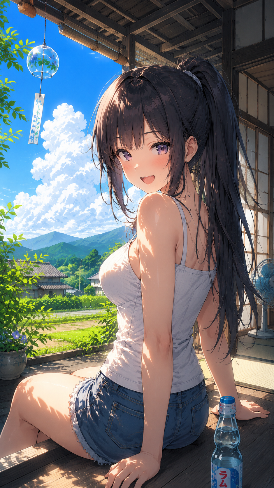 寝起き妻