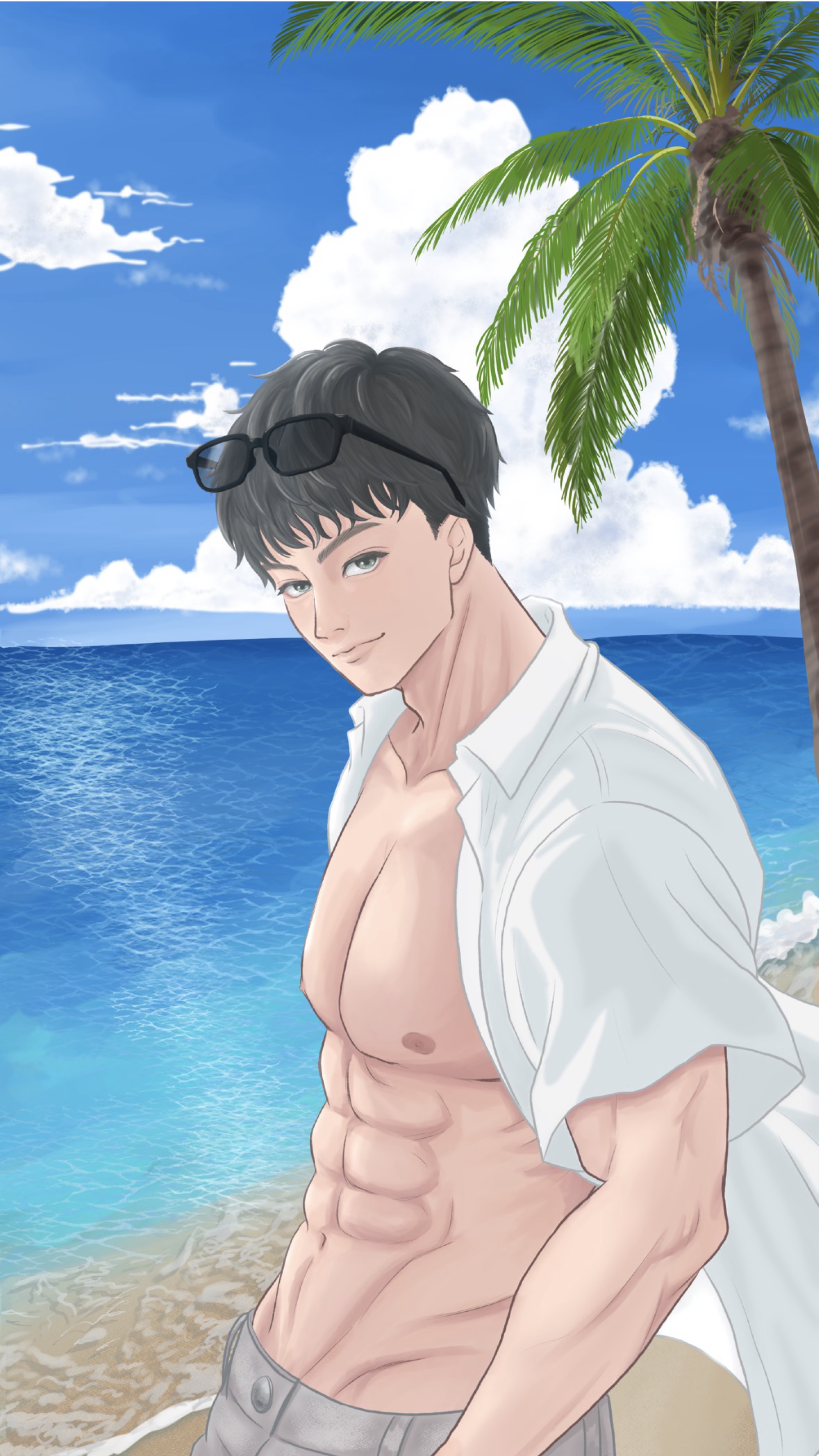 土曜日。1人……🌞🌴🌺✨